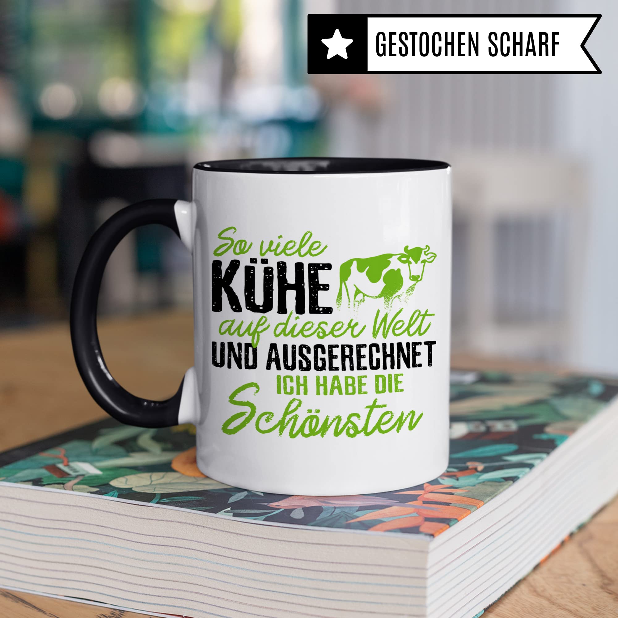 Kühe Tasse Bauer, Landwirt Geschenk lustig, Bäuerin Becher Kaffeetasse Beruf Landwirt, Tasse mit Kuh Motiv, Geschenkidee, Kaffeebecher Teetasse Landwirt