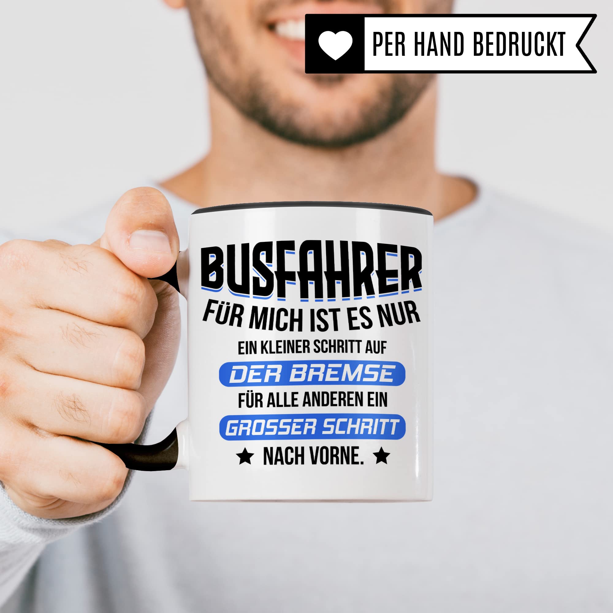 Busfahrer Tasse, Bus Fahrer Beruf Becher, Autobusfahrer Geschenkidee, Kollegen Geschenk, Kaffeetasse Humor Witz Geschenk für Bus Fahrer, Kaffeebecher für Männer