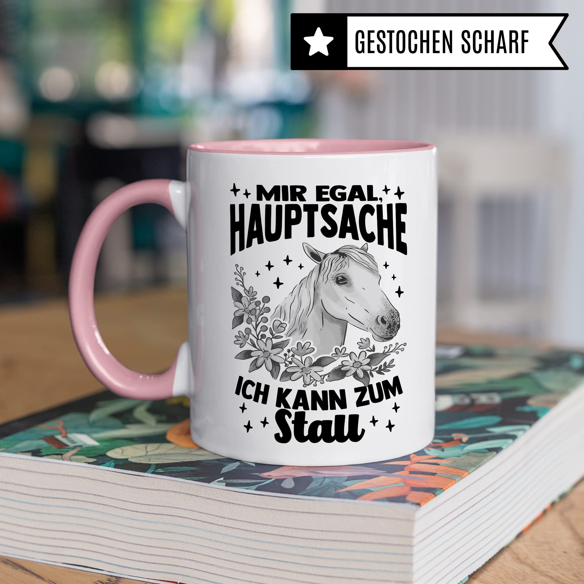 Tasse Pferd Stall Pferde Kaffeetasse Reiterin Kaffee-Becher Reiten bester Freund Vierbeiner Teetasse Pferdemädchen Stallmädchen Pferdeliebhaber Geschenk Geschenkidee Reiter