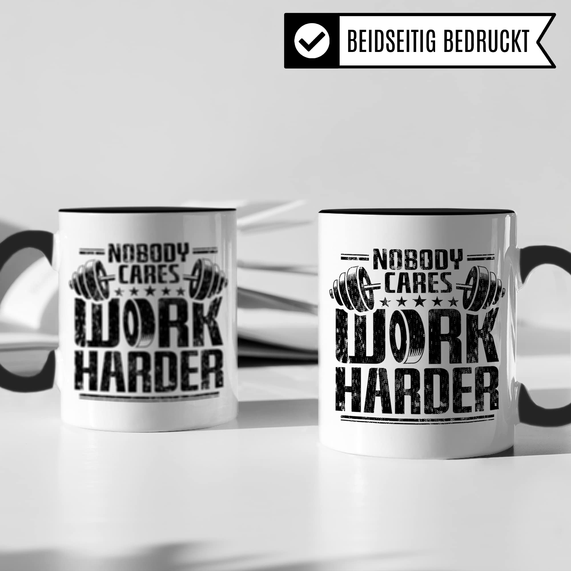 Tasse Gym, Tasse mit lustigem Spruch Geschenk, Workout Motivation Kaffeebecher, Kaffeetasse Humor Bodybuilder Krafttraining Witz Geschenkidee für Bodybuilder Trainer, Sport Becher