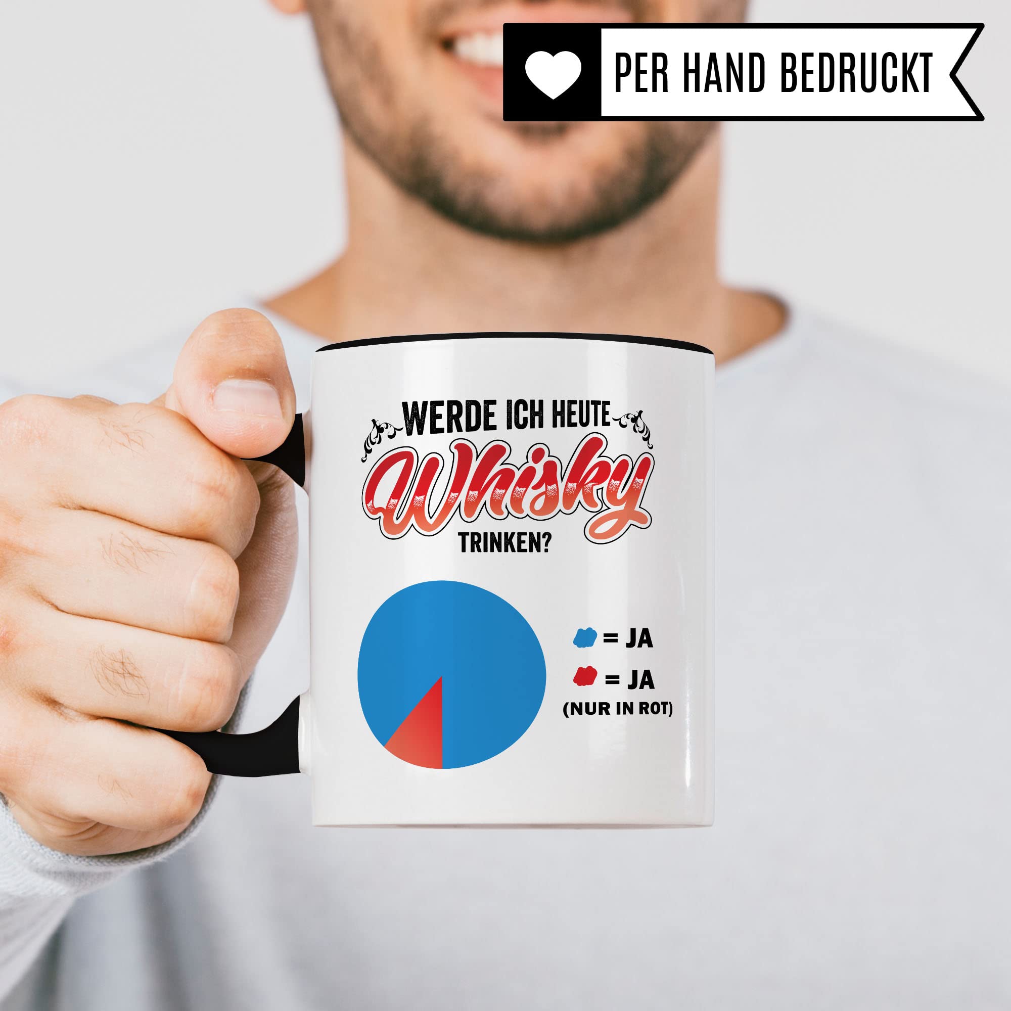 Whisky Tasse Geschenkidee Kaffeetasse Humor Witz Geschenk für Trinker Kaffeebecher Whiskey Becher