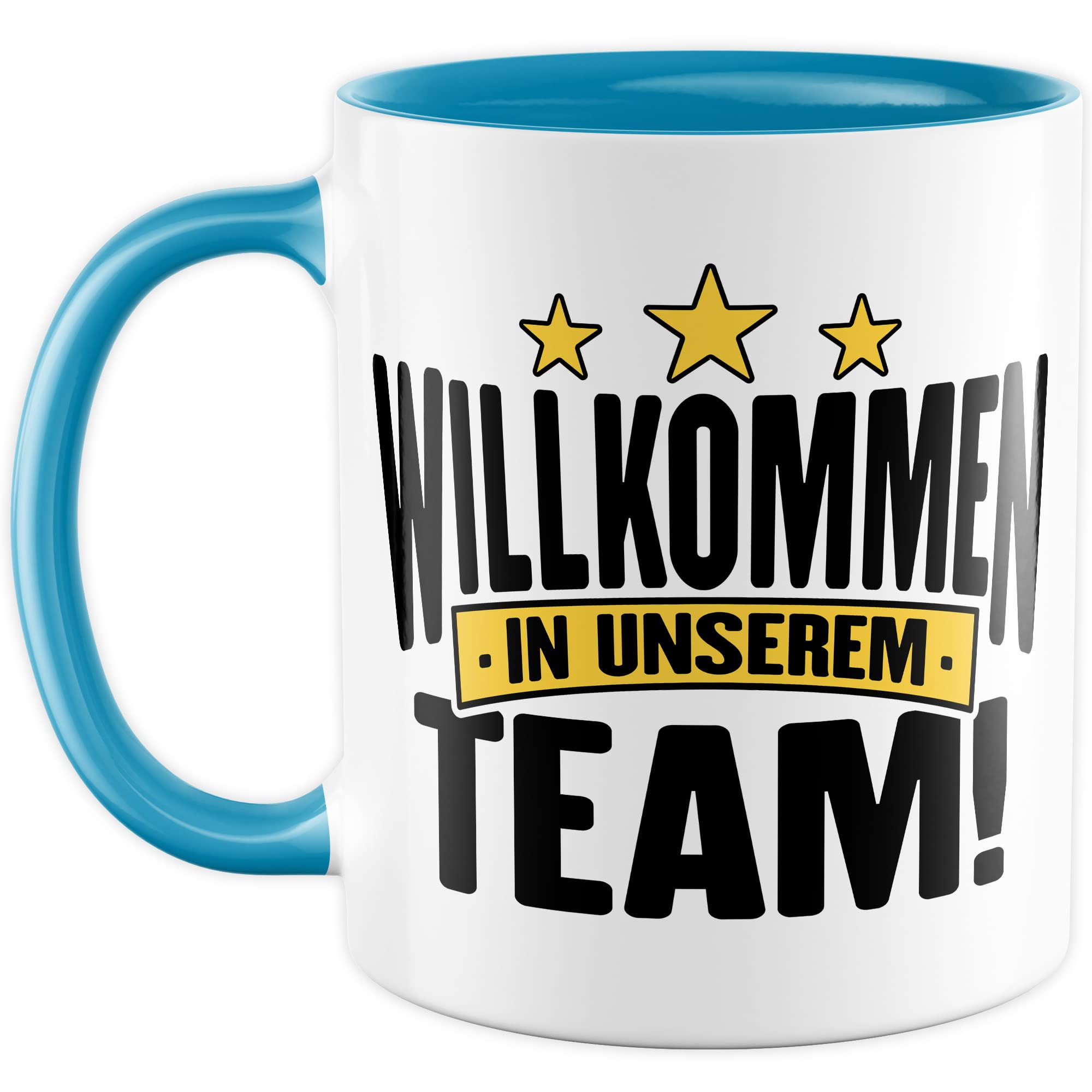 Willkommen Tasse Geschenk Kollegen Geschenkidee Willkommensgeschenk Kaffeetasse Büro neue Kollegen Geschenkidee Willkommen im Team Kaffee-Becher Zuwachs Mitarbeiter