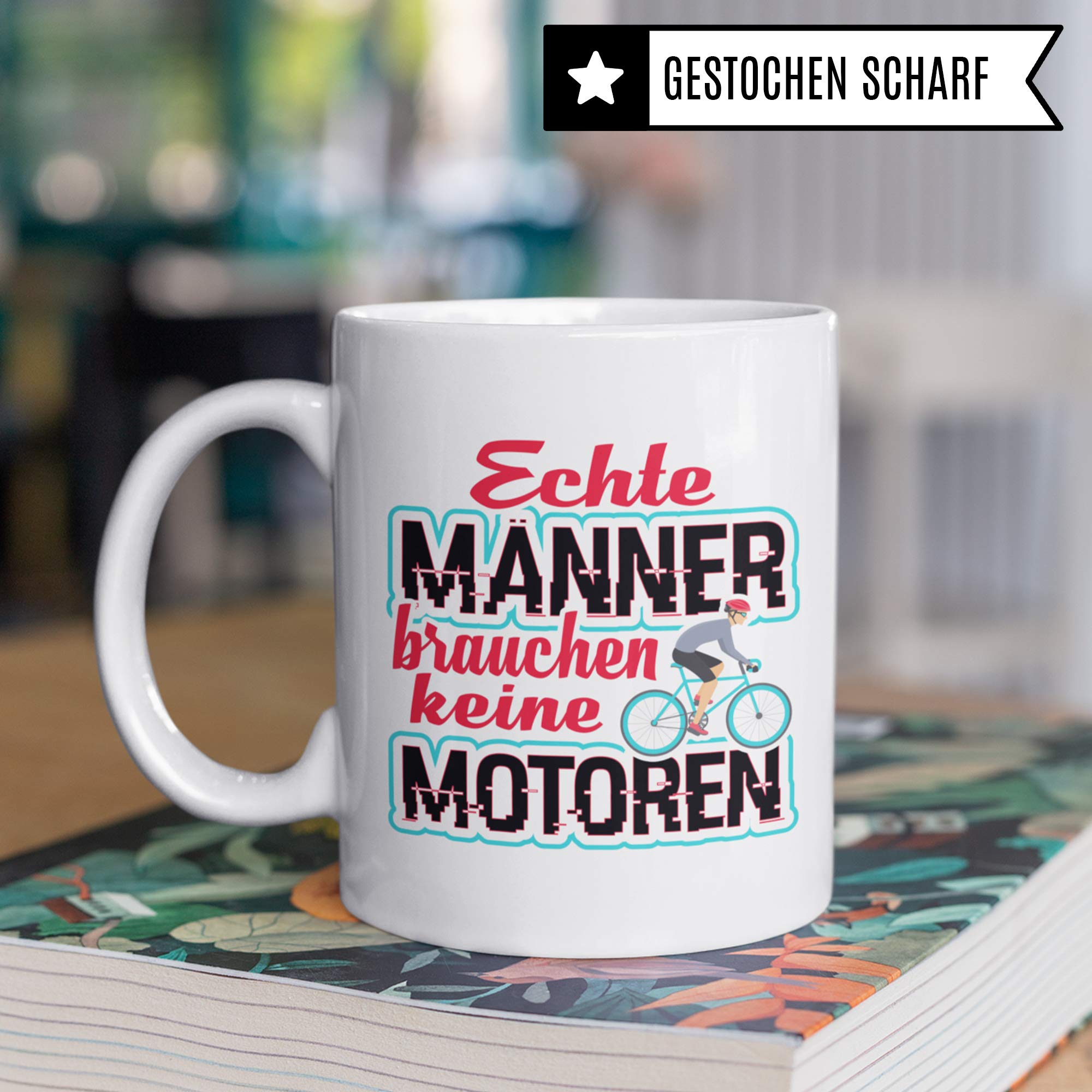 Pagma Druck Fahrrad Geschenk, Fahrrad Tasse, Geschenkidee Fahrradfahrer Fahrräder Rennrad Becher, Kaffeetasse Radfahrer Mountainbike Fahrradmotiv Mountainbiker Radfahren Kaffeebecher