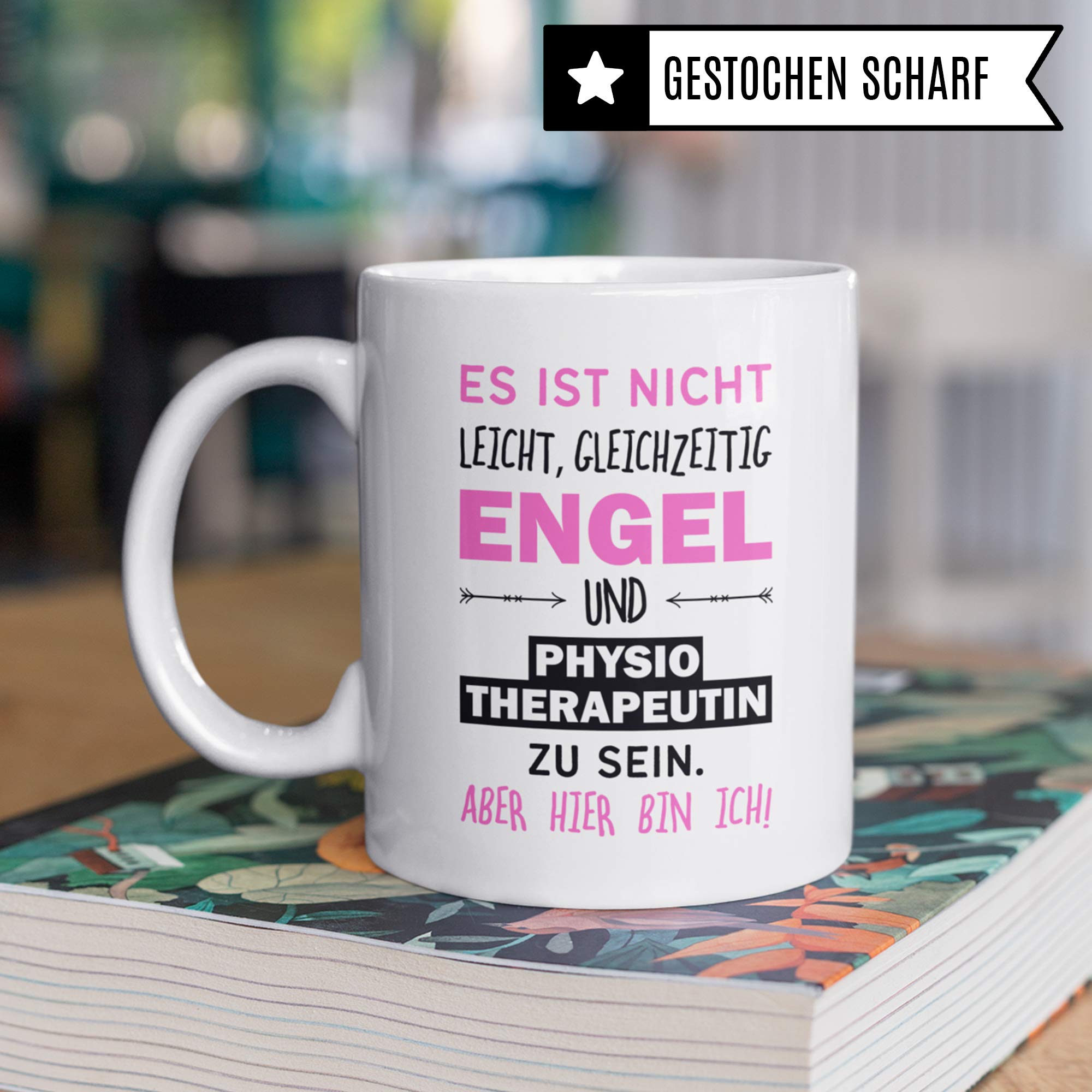 Tasse Physiotherapeutin, Geschenke Physiotherapeuten, Physiotherapie Kaffeetasse Geschenkidee, Kaffeebecher Physio Praxis Krankengymnastin Geschenk Physiotherapeut Frauen Becher