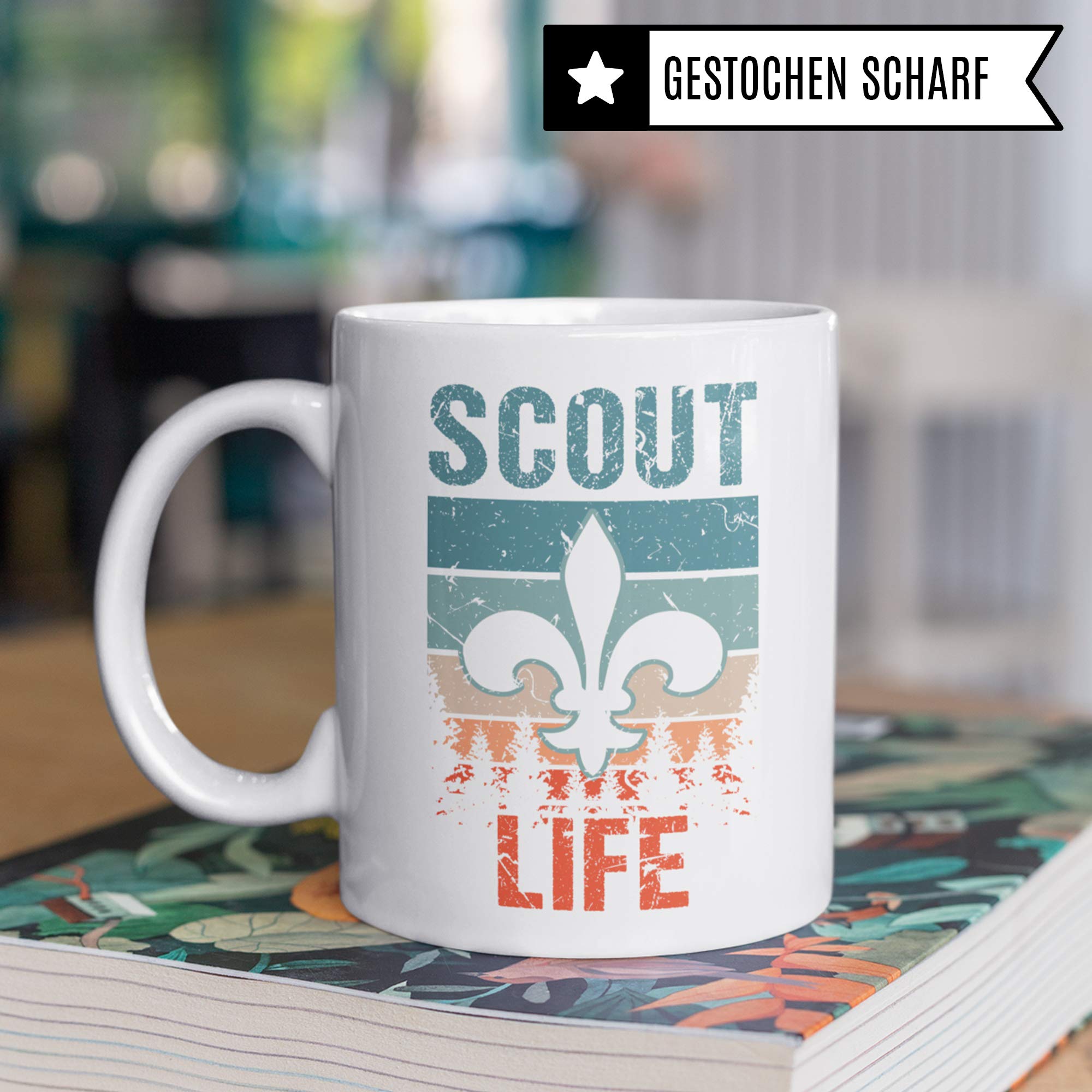 Pagma Druck Pfadfinder Tasse Geschenk | Gut Pfad Becher Camping Geschenkidee | Kaffeetasse Zeltlager Scout Kaffeebecher