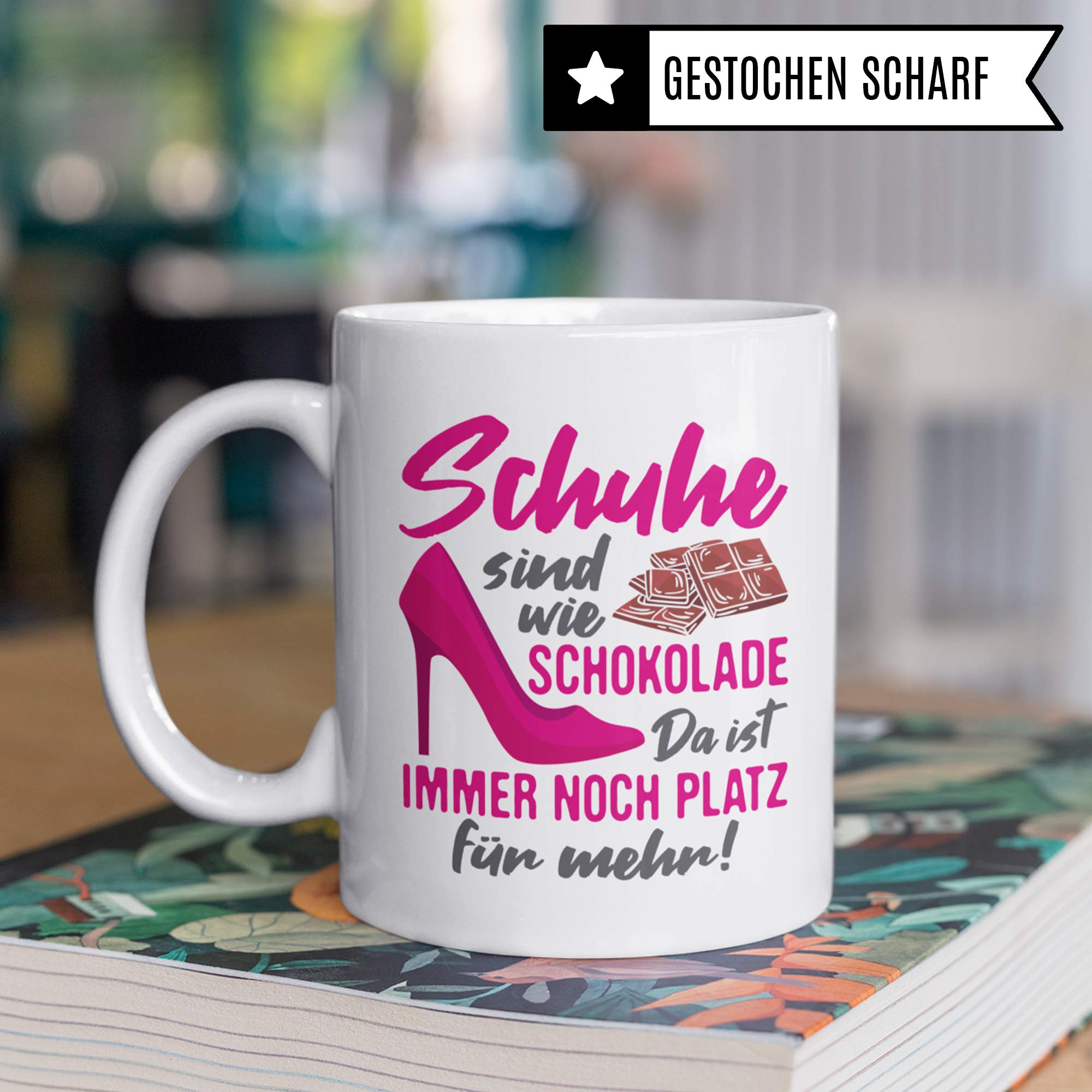 Pagma Druck Tasse Shopping, Shopping Queen Geschenk Becher, Shoppen Einkaufen Frauen Geschenkidee, Kaffeetasse Shopping is My Cardio Spaß Kaffeebecher Witz