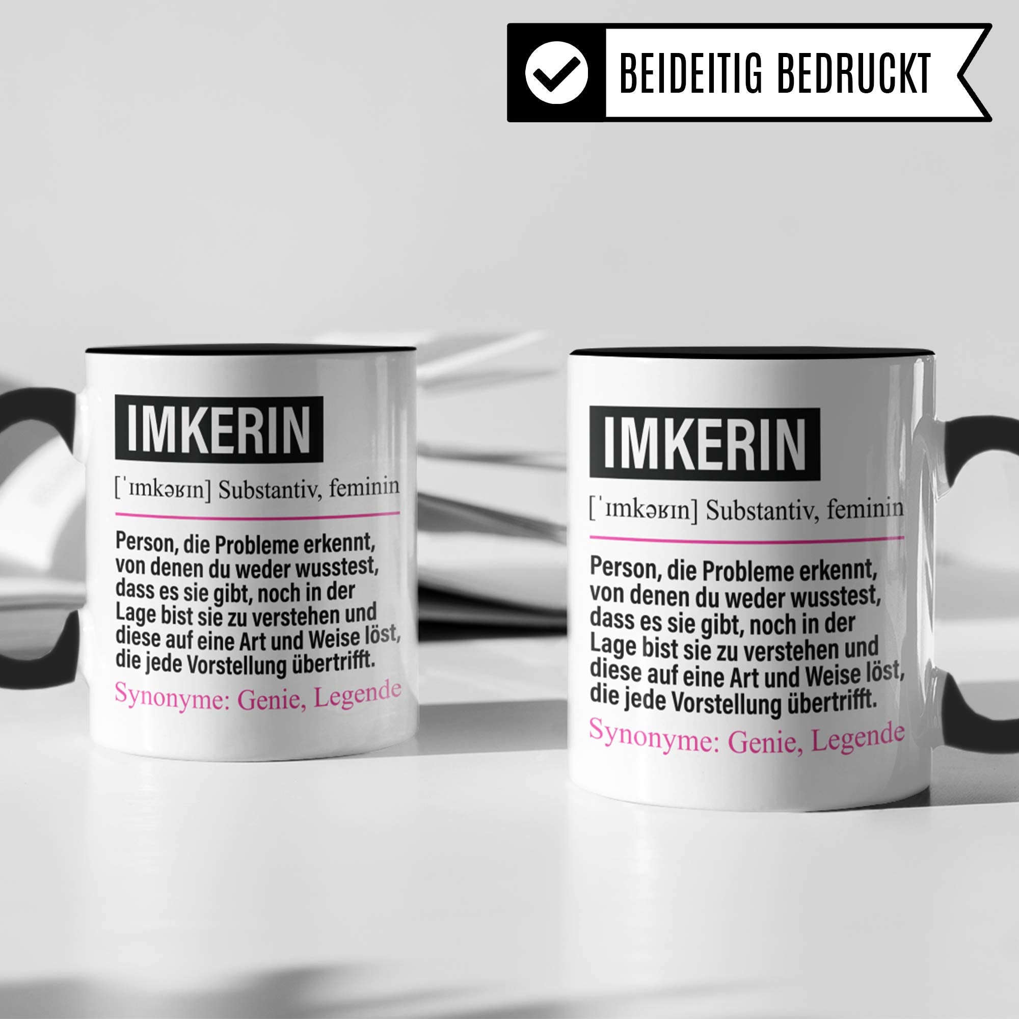 Pagma Druck Tasse Imkerin lustig, Imkerin Geschenk, Spruch Imkerei Kaffeebecher Geschenkidee, Kaffeetasse Beruf Bienen Honig Teetasse Bienenzüchterin Becher