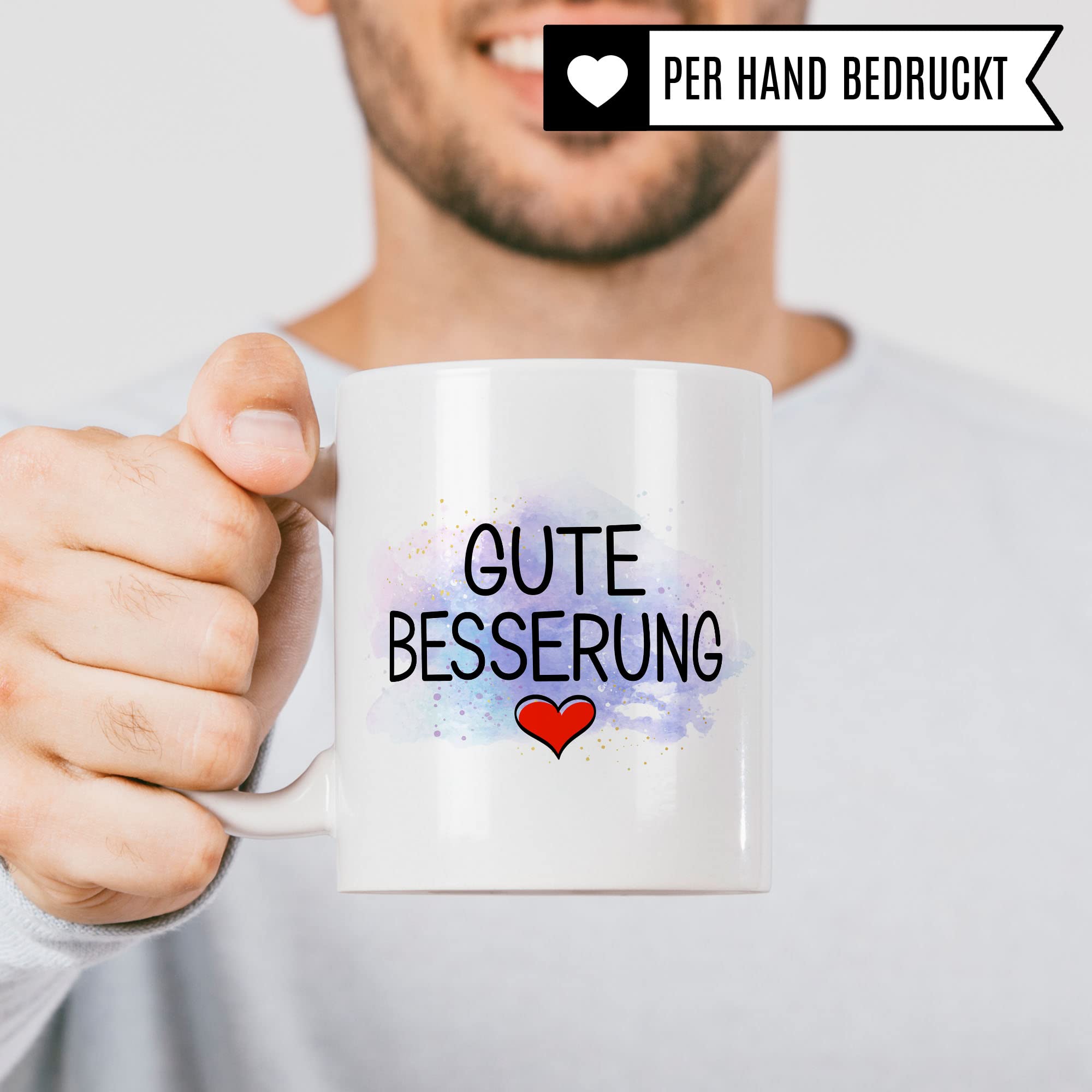 Tasse Gute Besserung Geschenke Werde schnell wieder gesund Krankenhaus-aufenthalt, schöner Spruch Geschenkidee Kaffeetasse Kaffeebecher