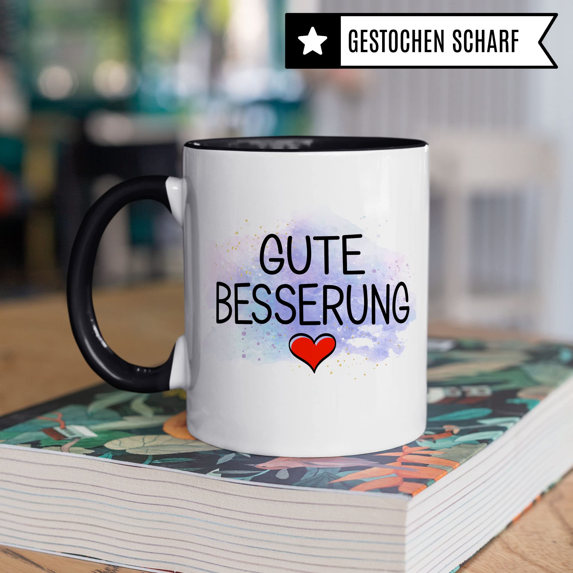 Tasse Gute Besserung Geschenke Werde schnell wieder gesund Krankenhaus-aufenthalt, schöner Spruch Geschenkidee Kaffeetasse Kaffeebecher