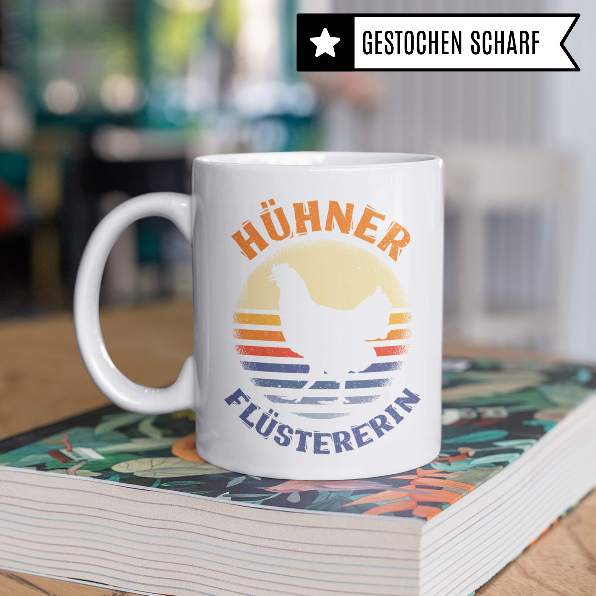 Pagma Druck Hühner Tasse Geschenk, Frauen Huhn Geschenkidee Spruch Becher, Kaffeetasse Hühnerstall Hühnerhof Hühnerzüchter Hühnerhalter Motiv