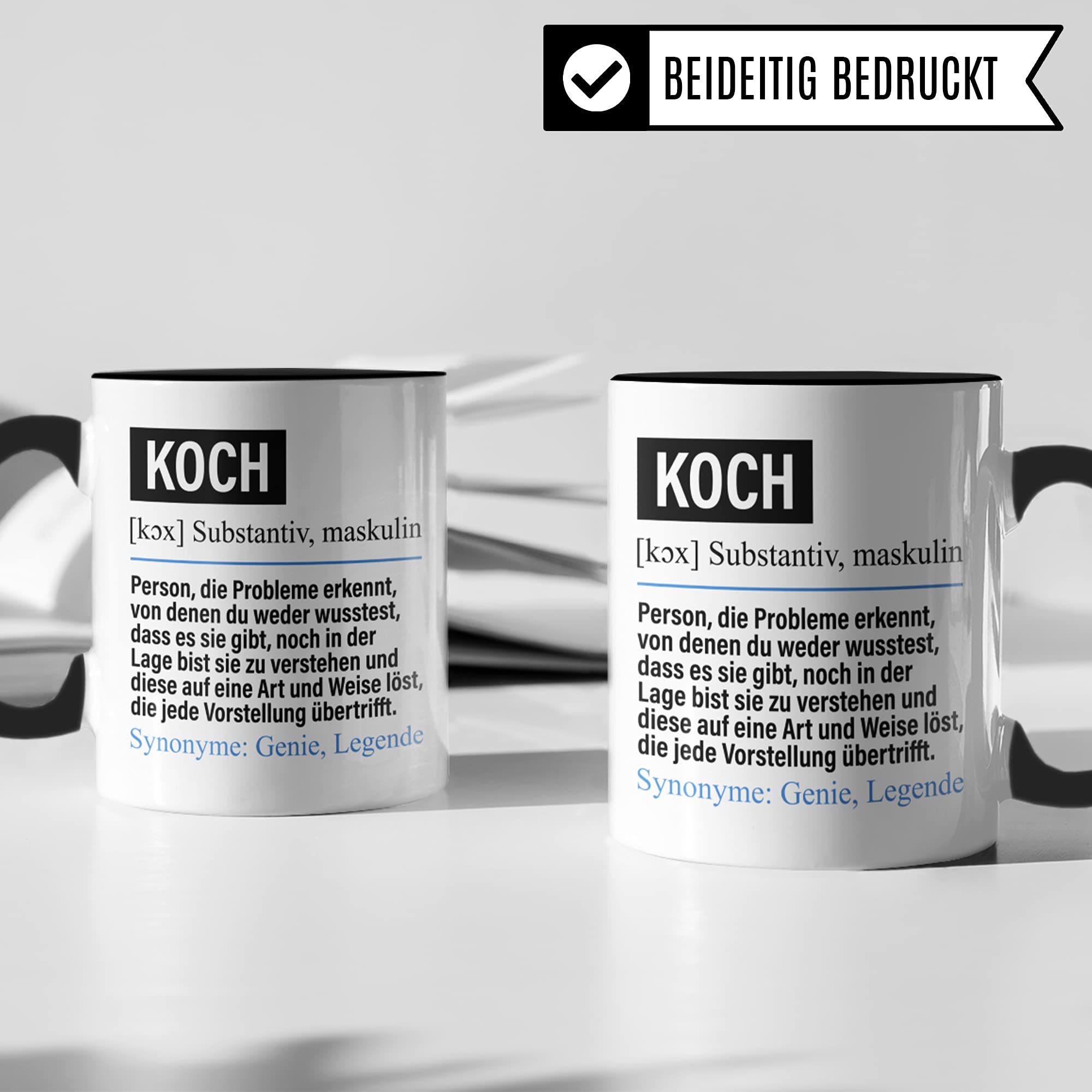 Koch Tasse lustig, Koch Geschenk Beruf, Spruch Küchenchef Geschenkidee, Kaffeetasse Beruf Köche Kaffeebecher Teetasse Becher