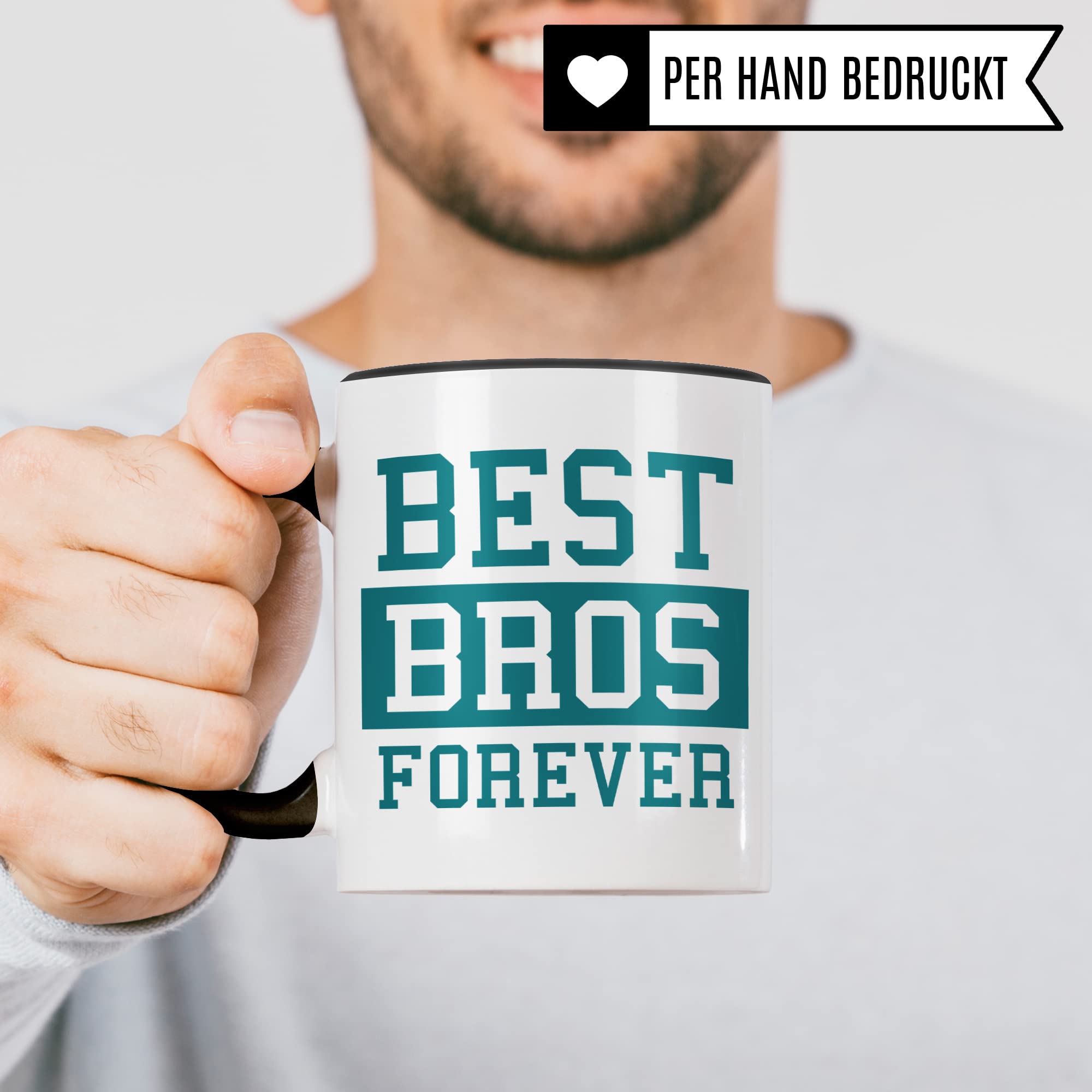 Bro Freundschafts Tasse, Freunde Geschenkidee, BFF Geschenk, Kaffeetasse Humor Witz Geschenk für Bros, Kaffeebecher für Männer