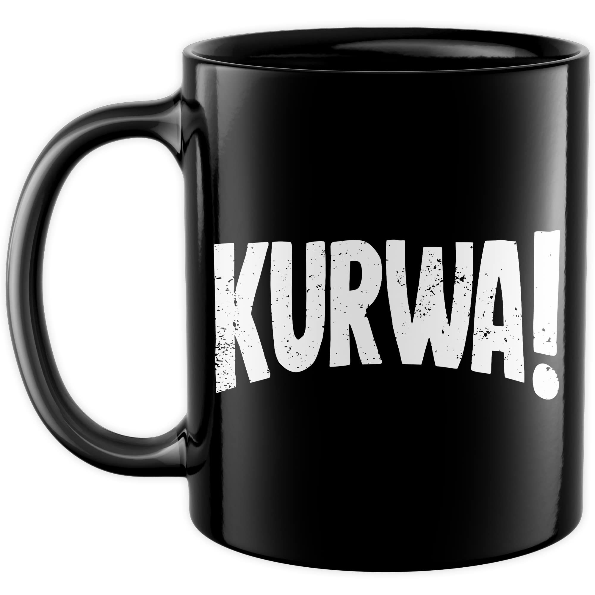 Kurwa Tasse lustige Kaffeetasse mit Spruch polnisch Kaffee-Becher Polen Witz kurwa mac Geschenkidee Pole Polin Geschenk Ostblock Polnisch Sarkasmus Schimpfwort Beleidigung Sprache