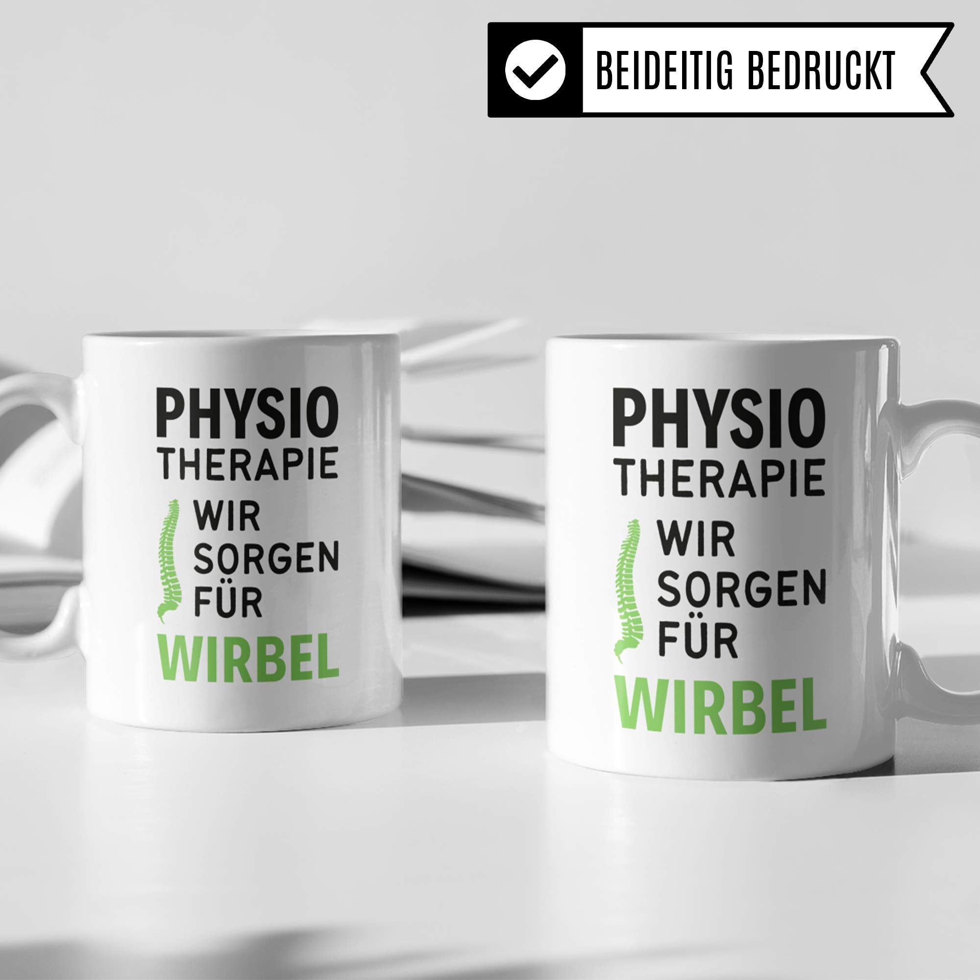 Tasse Physiotherapie, Physiotherapeuten Geschenk, Kaffeetasse Physiotherapeutin Geschenkidee Witz, Kaffeebecher Krankengymnastik Physio Becher