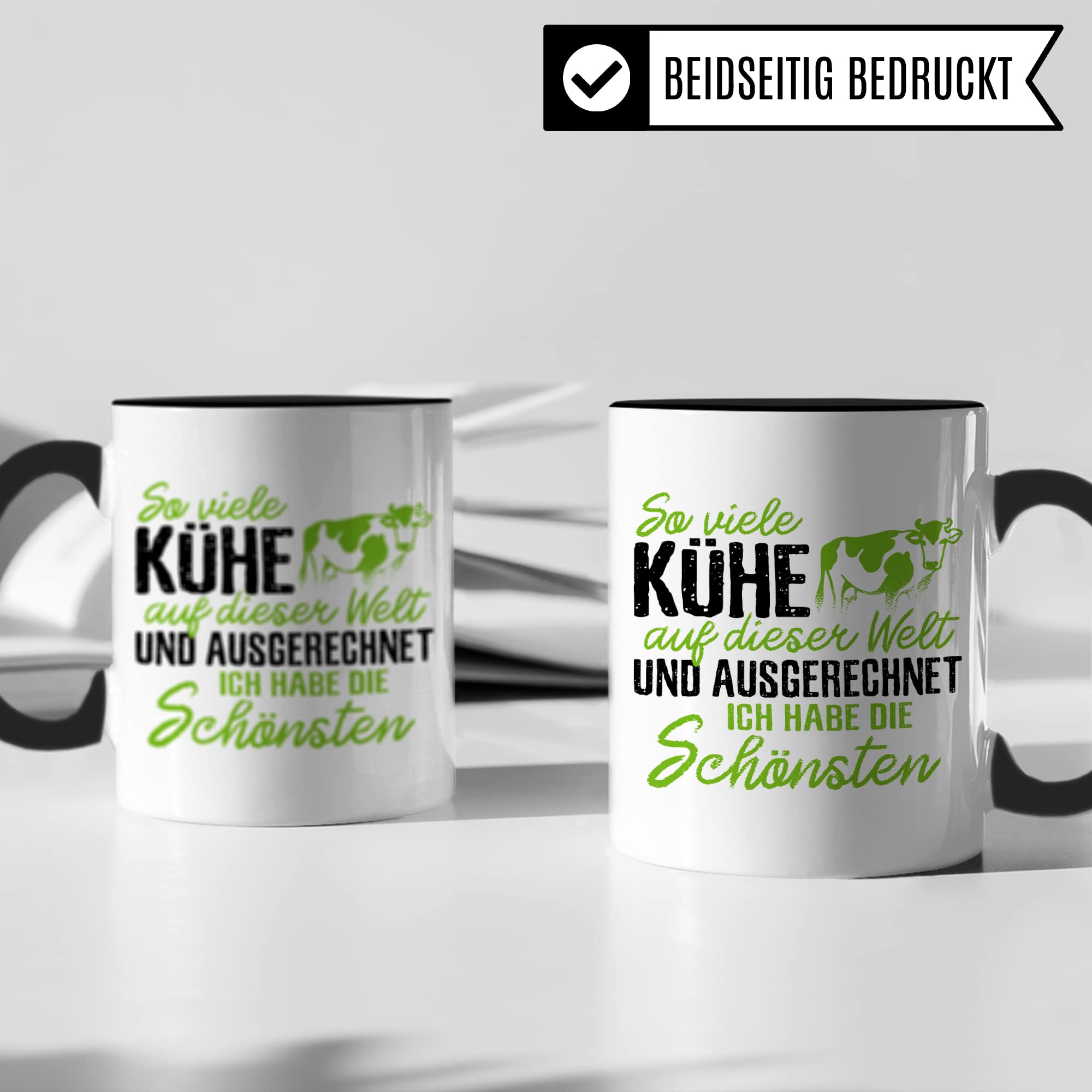 Kühe Tasse Bauer, Landwirt Geschenk lustig, Bäuerin Becher Kaffeetasse Beruf Landwirt, Tasse mit Kuh Motiv, Geschenkidee, Kaffeebecher Teetasse Landwirt