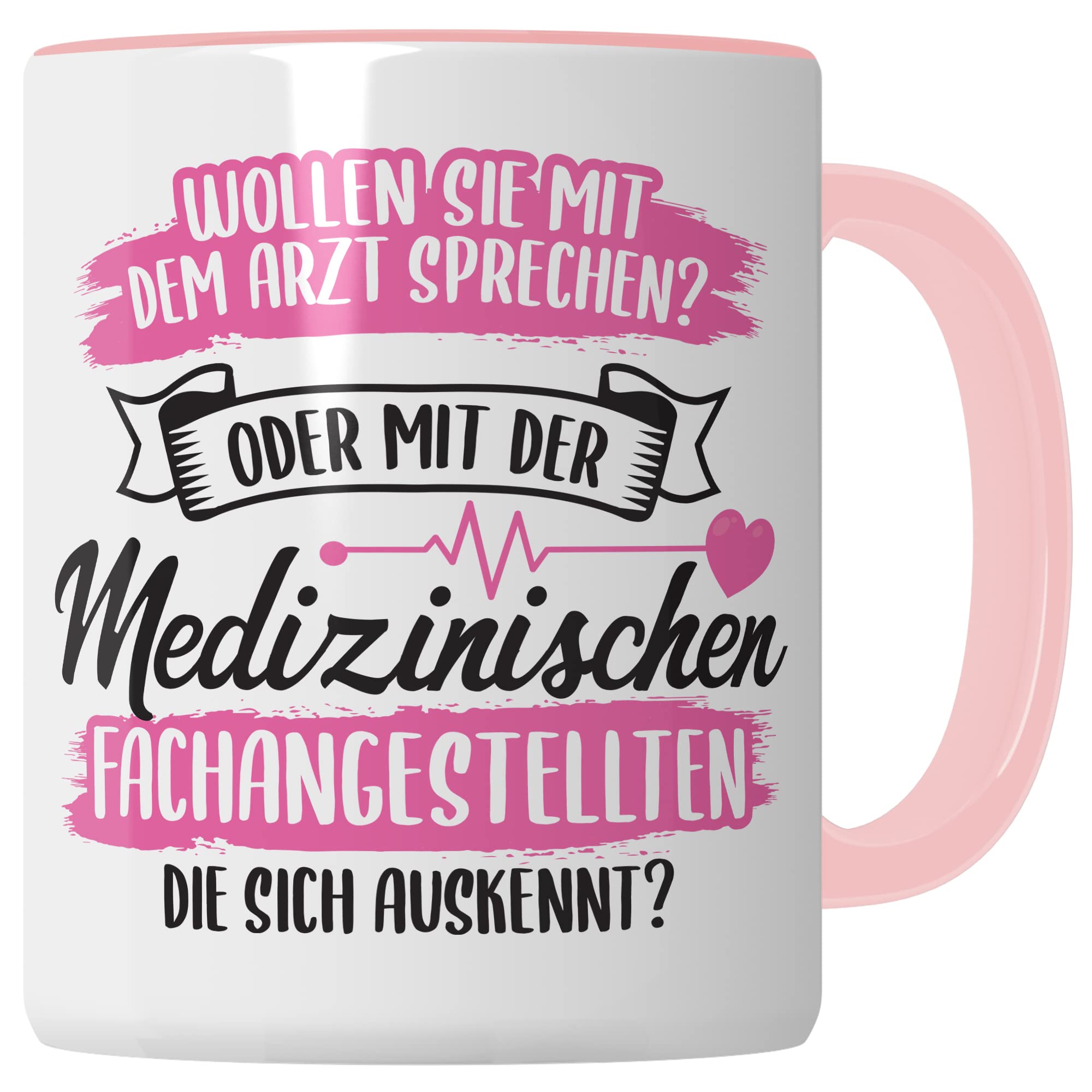 MFA Tasse - Geschenk für Medizinischen Fachangestellte die sich auskennt - Krankenschwester Arzthelferin Medizinische Fachangestellte Kaffee-Becher