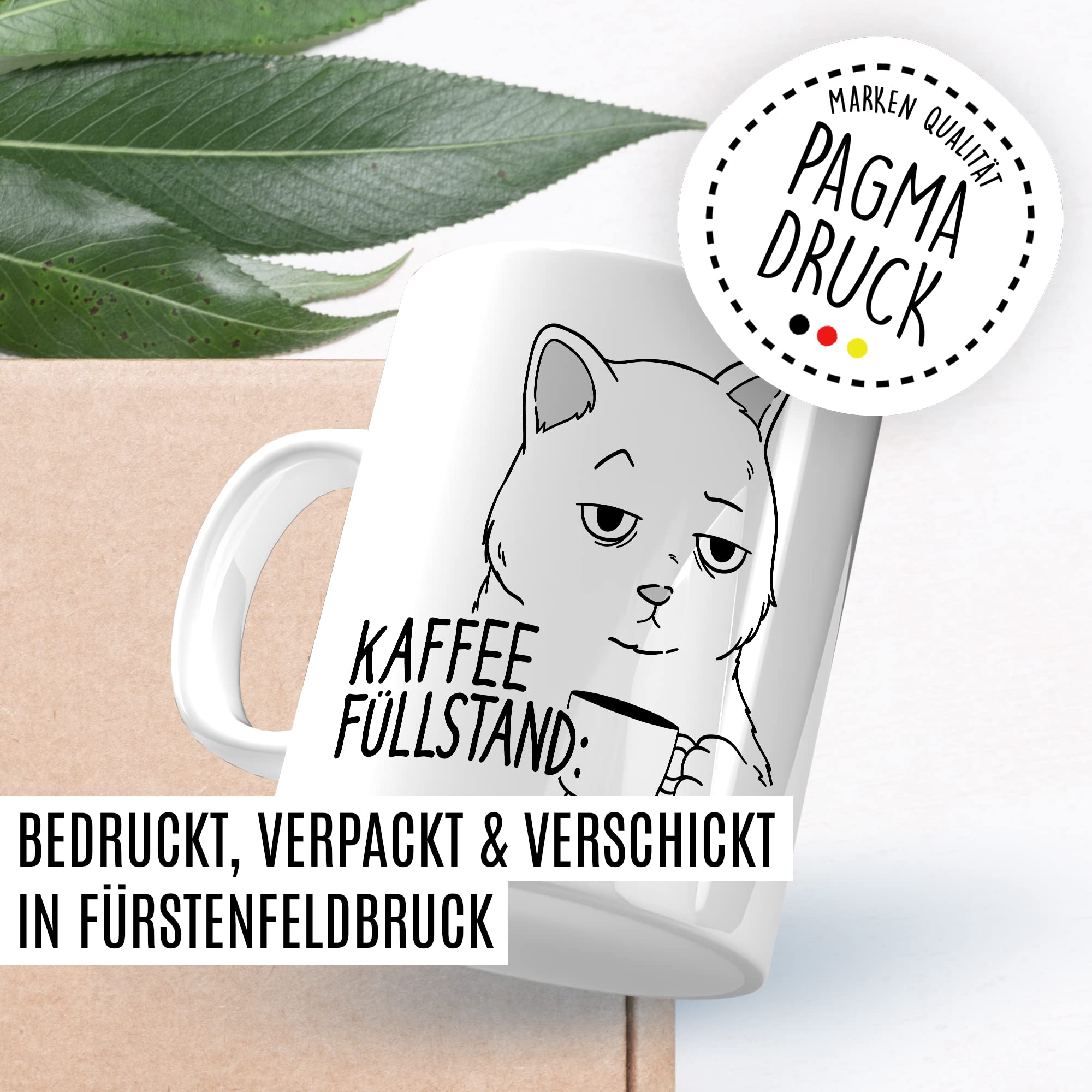 Tasse Kaffee-Füllstand Geschenk, Zu müde zum arbeiten gleich fang ich an Geschenkidee Kaffee-Liebhaber Kaffee-Becher Kaffeetasse Kaffee-Fans Kaffee-Genießer Tasse mit Spruch lustig