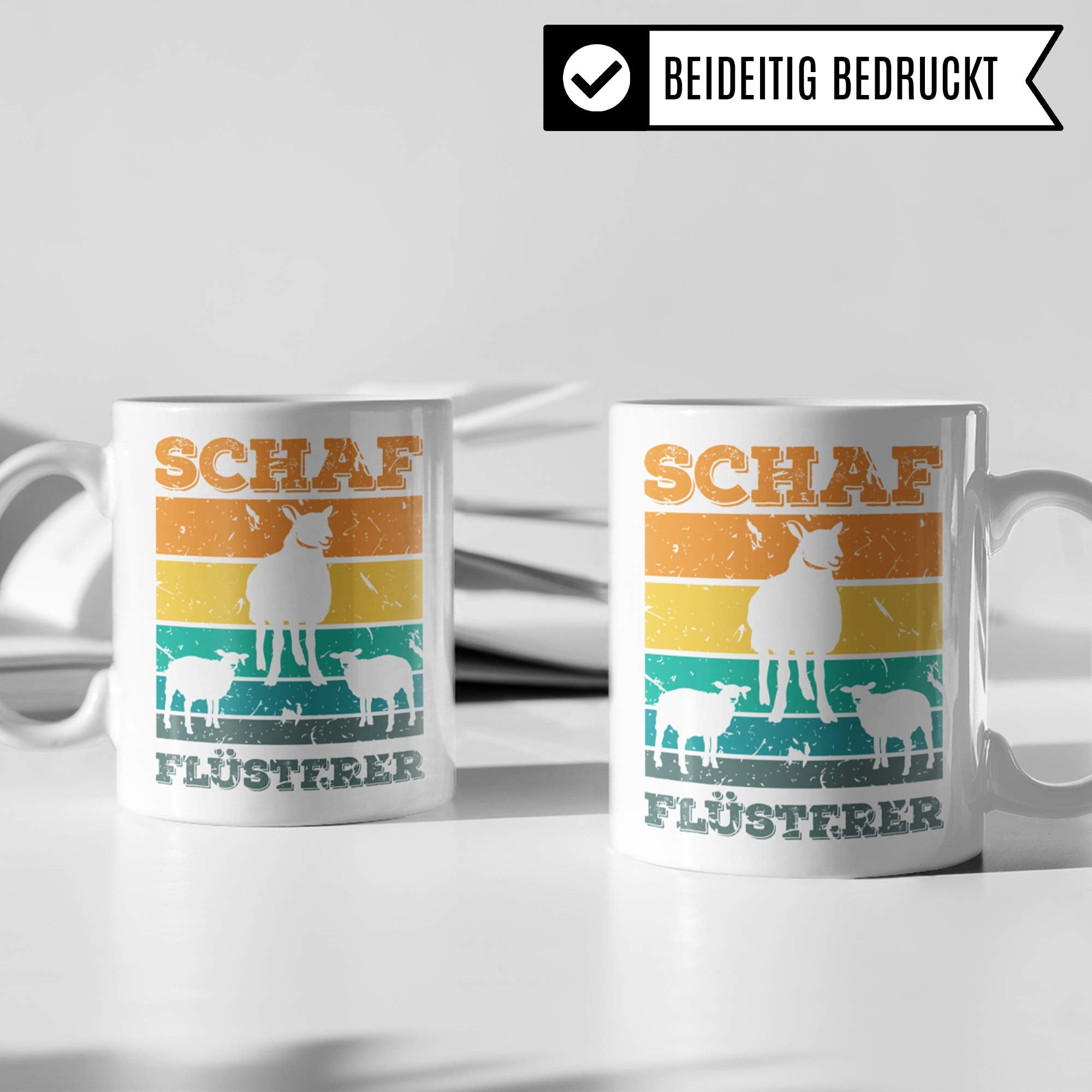 Schaf Tasse Geschenk, Schafe Spruch Becher Geschenkidee, Kaffeetasse für Schäfer Und Schafzüchter Kaffeebecher