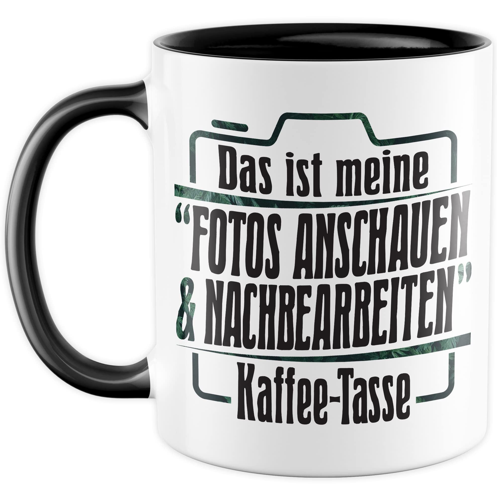 Tasse Fotograf Geschenk, Das ist meine "Fotos anschauen & nachbearbeiten" Kaffee-Tasse Geschenkidee Kaffee-Becher Tasse mit Spruch lustig Kameramann Kamera-Liebhaber