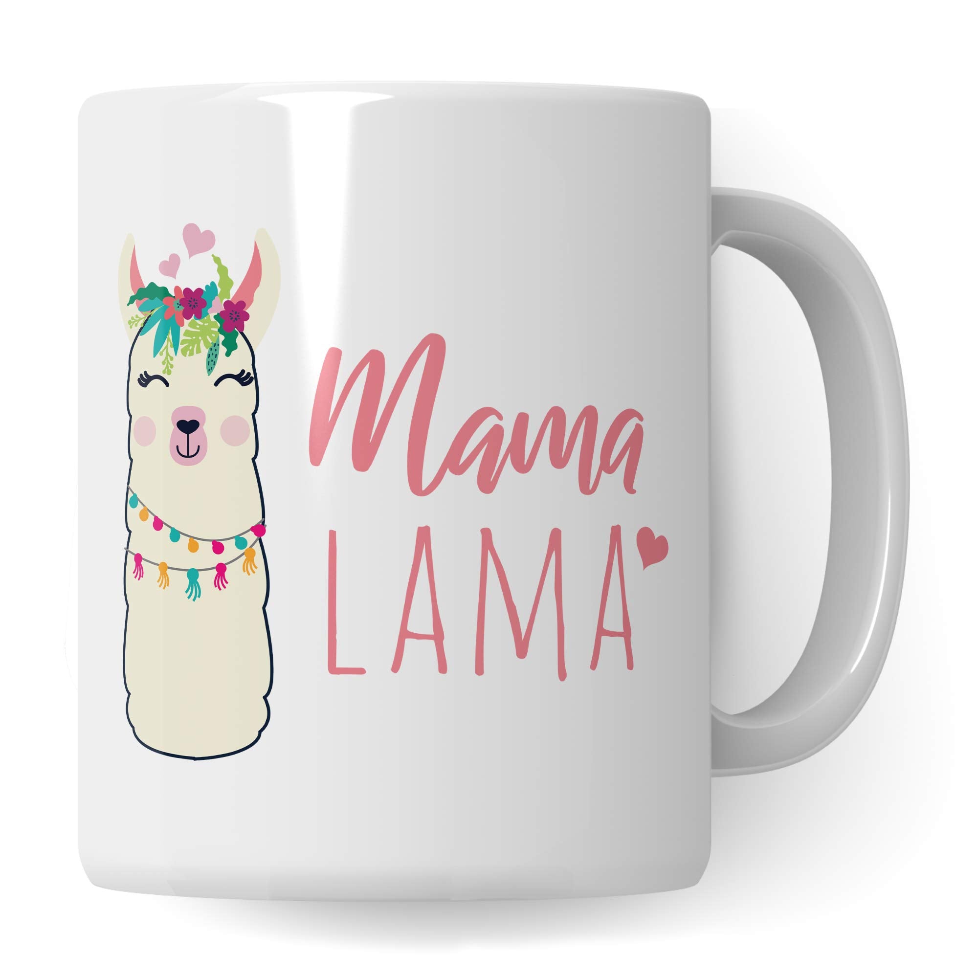 Pagma Druck Mama Lama Tasse Tasse Mama lustig Geschenkidee | Lama Zeichnung Kaffeetasse Becher | Mutter Llama Witz Kaffeebecher