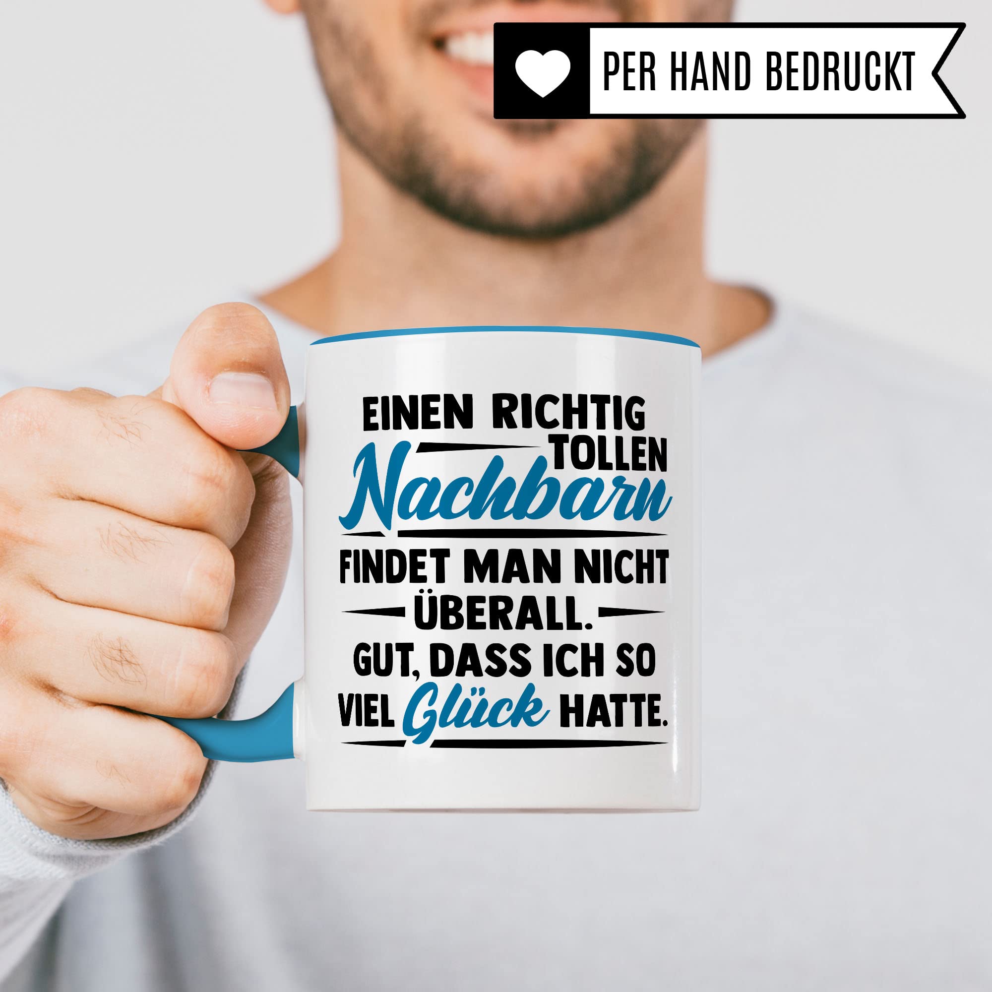 Tasse Nachbar, Nachbar Geschenk lustig Geburtstag Abschied, Kaffeetasse Nachbarschaft Nachbarin Freunde, Nachbarschaftsgeschenke Kaffee-Becher