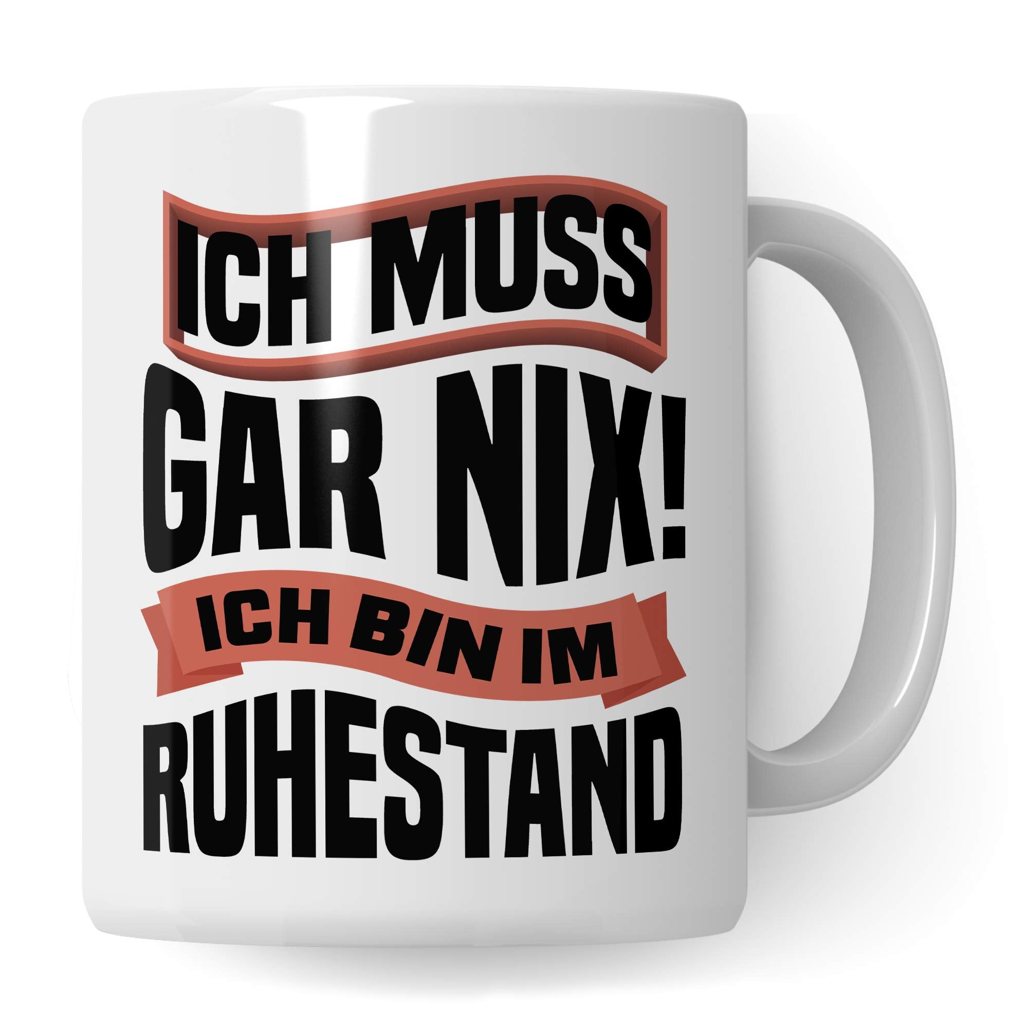 Pagma Druck Rentner Tasse, Geschenke zur Rente, Kaffeebecher Rentenbeginn Pension Rentnerin Spruch, Renteneintritt Geschenk Ruhestand Becher Mann & Frau