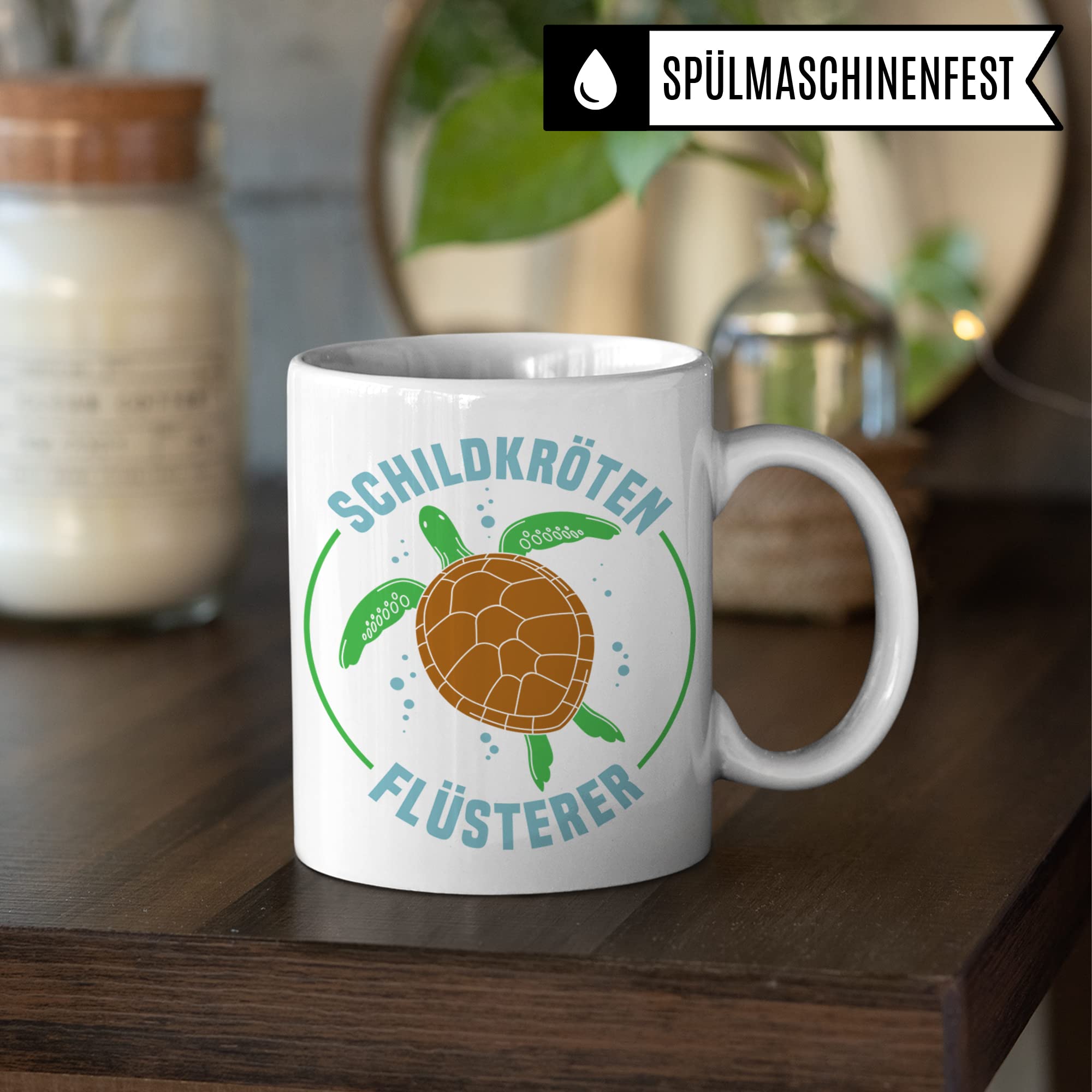 Schildkröte Tasse Geschenkidee, Kaffeetasse Humor Witz Geschenk für Schildkrötenbesitzer, Schildkröten Becher, Kaffeebecher mit Spruch lustig