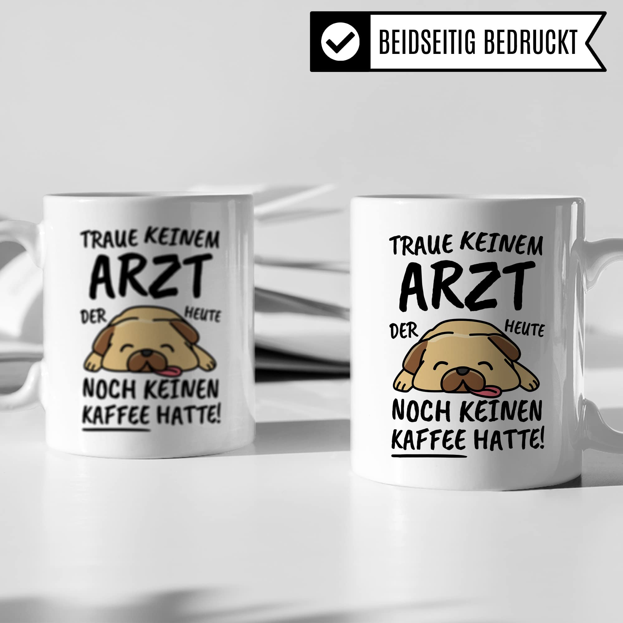 Tasse Arzt lustig, Arzt Geschenk Beruf, Spruch Kaffeebecher Ärzte Geschenkidee, Medizinstudium Facharztausbildung Heilberuf Kaffee-Tasse Teetasse Becher