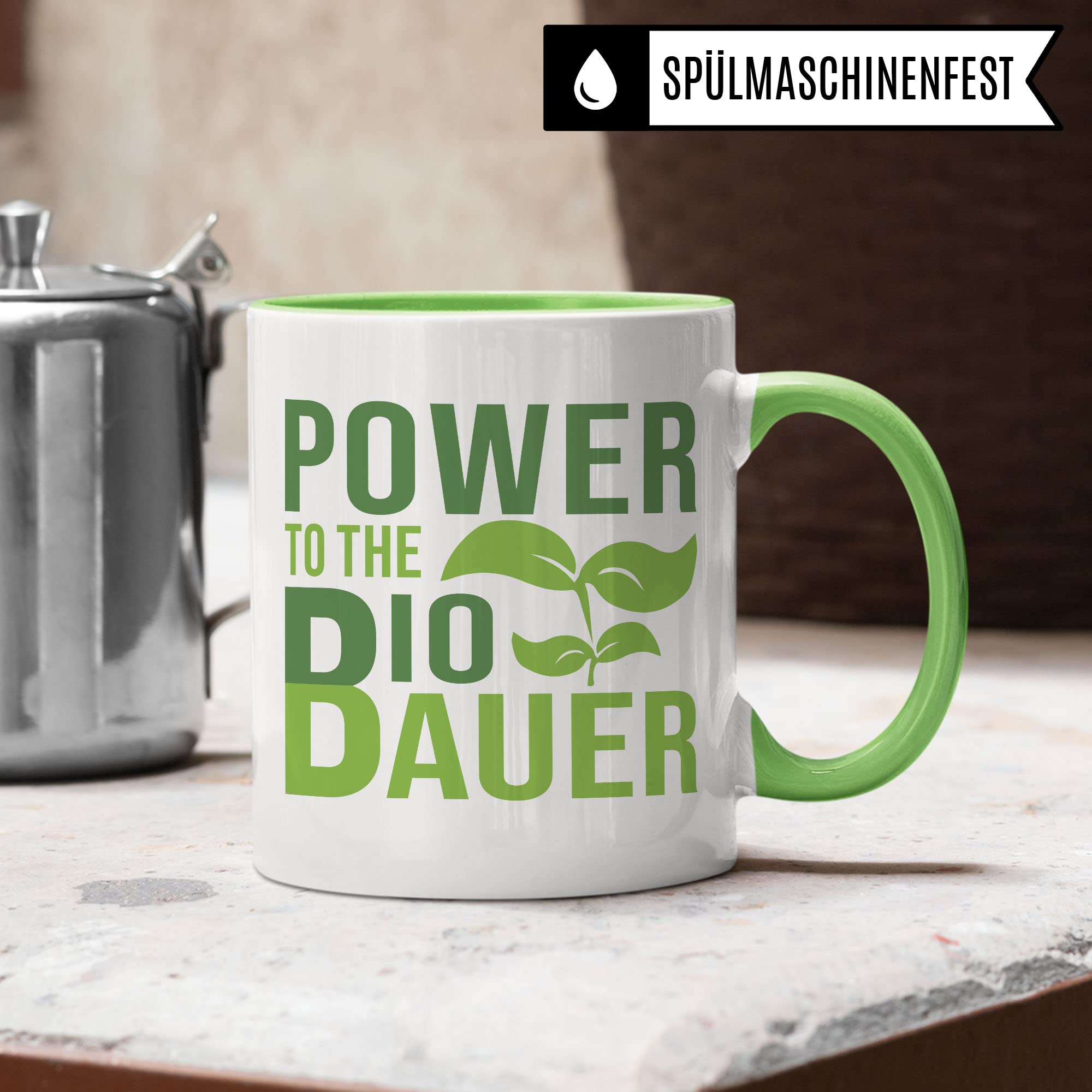 Biobauer Tasse Geschenkidee Landwirt Kaffeetasse Humor Witz Geschenk für Bauer Kaffeebecher Bio Becher