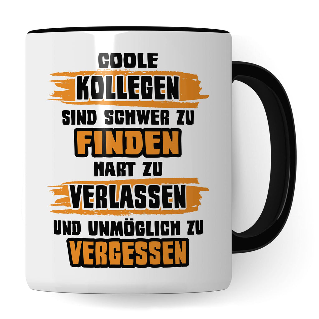 Abschiedsgeschenk-Tasse – „Schade, Dass Du Gehst“ – Spülmaschinenfest & Beidseitig Bedruckt