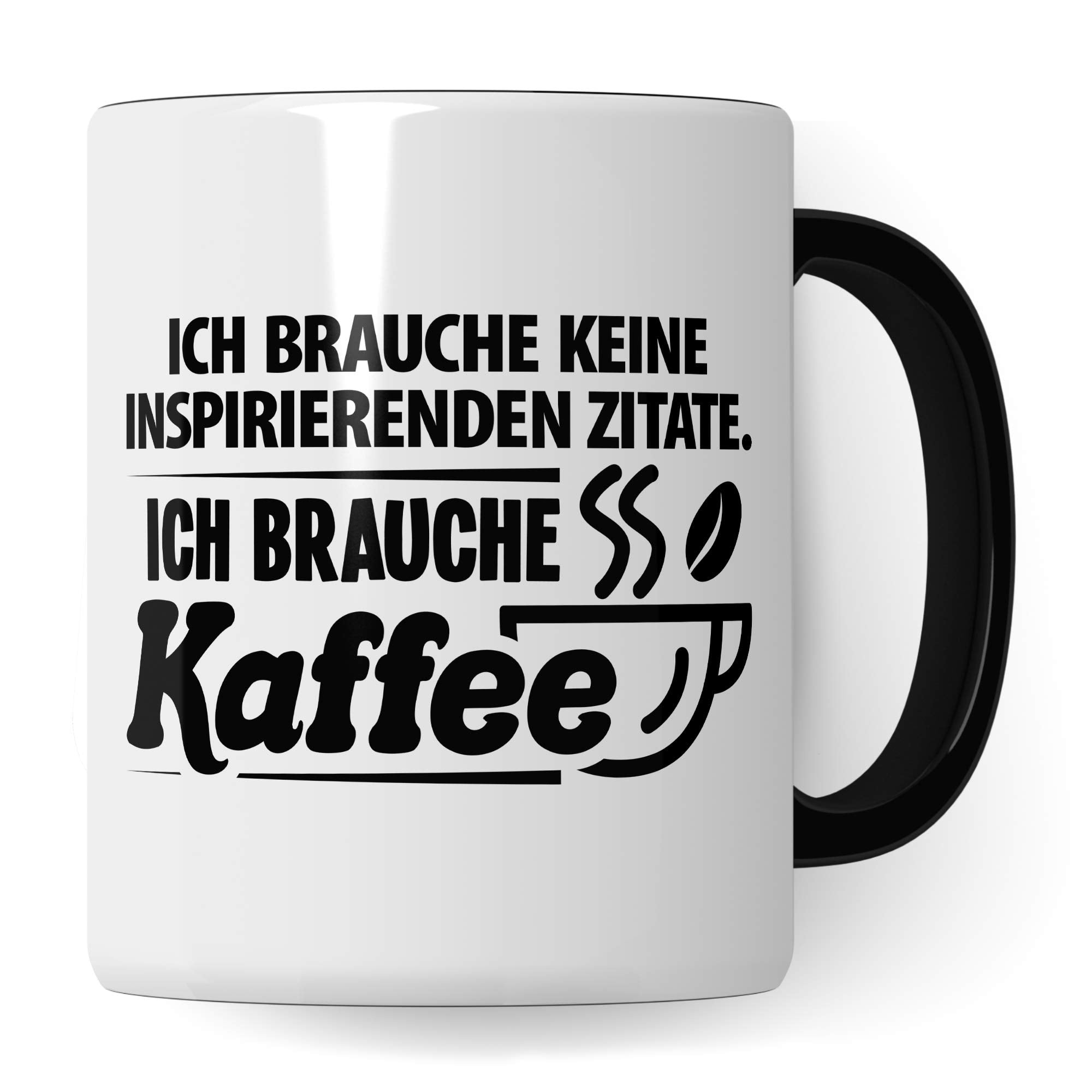 Kaffee Geschenk, Tasse mit Spruch Kaffee, Kaffeetasse Spruch lustig Geschenkidee, Morgenmuffel Koffein Büro lustig, Arbeit Kaffeeliebhaber Kaffeetrinker Kaffeebecher