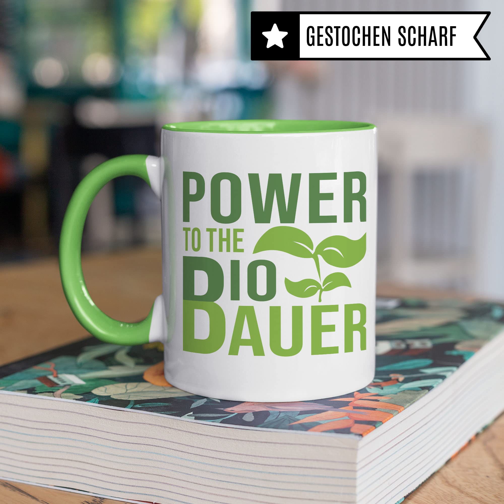 Biobauer Tasse Geschenkidee Landwirt Kaffeetasse Humor Witz Geschenk für Bauer Kaffeebecher Bio Becher