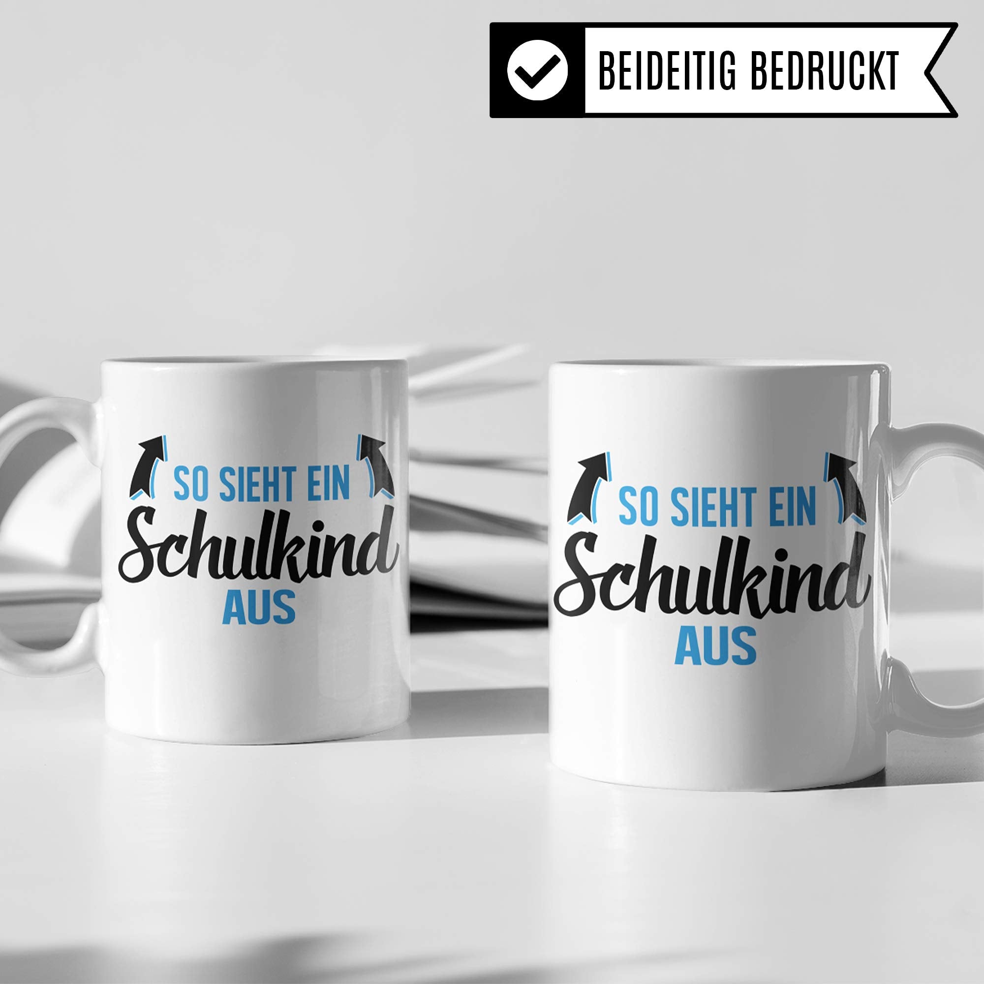 Pagma Druck Schulanfang Tasse, Geschenke Schulanfang Junge, Schulkind Becher Einschulung Geschenk, Kaffeetasse Schulbeginn Schulstart Geschenkidee für Erstklässler Schultüte Inhalt