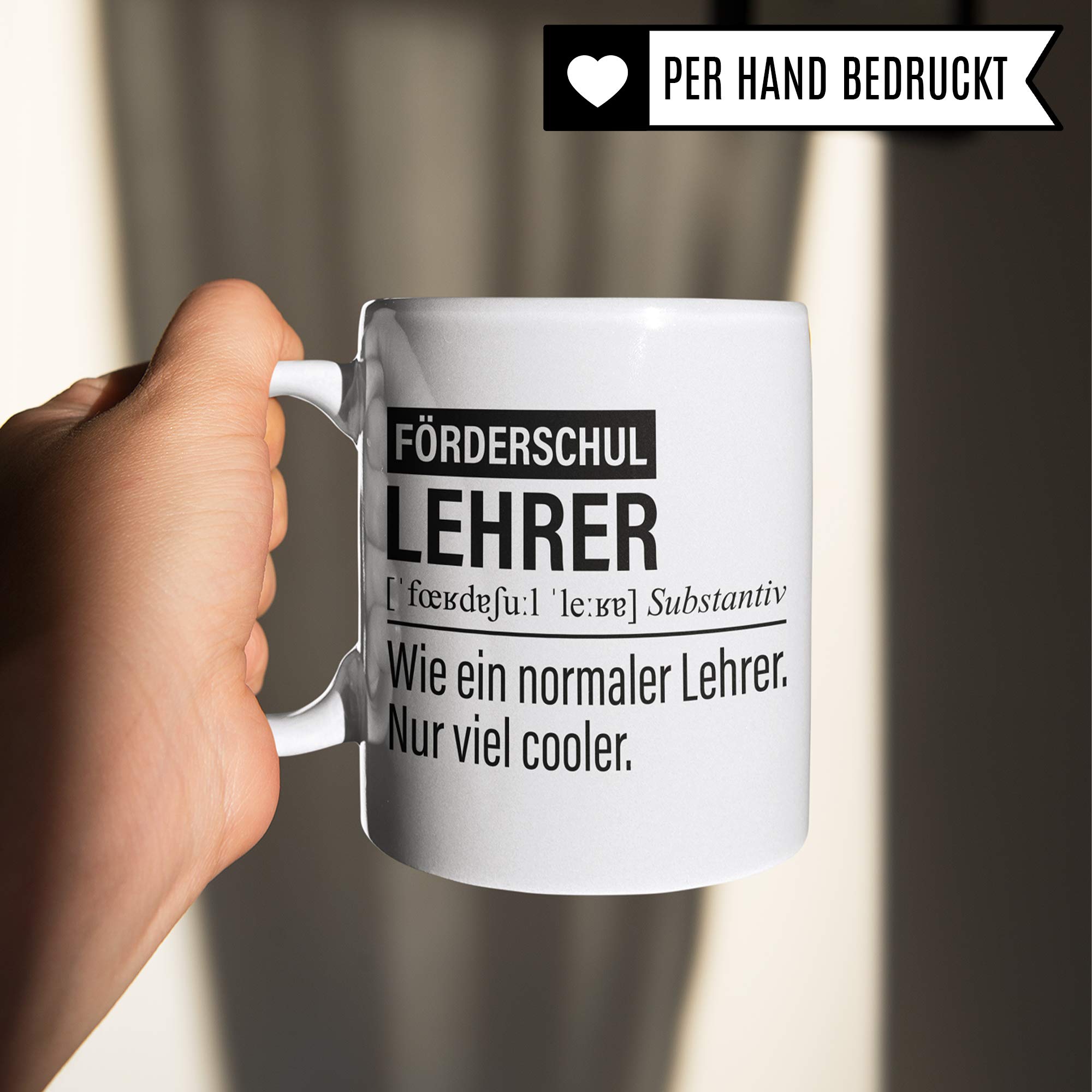 Förderschullehrer Tasse, Geschenk für Förderschule Lehrer, Kaffeetasse Sonderschullehrer Geschenkidee Lehrer, Kaffeebecher Lehramt Schule Förderschule, Sonderschule Unterricht Witz