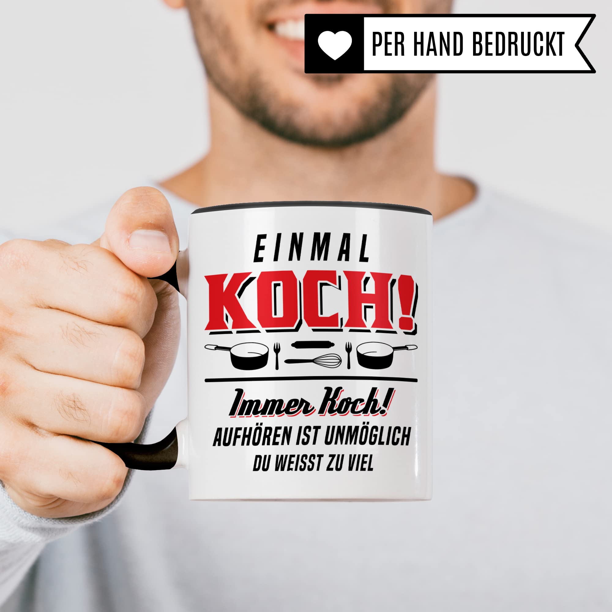 Koch Tasse, Küchenchef Teetasse, Chef Becher, Kaffetasse Humor Witz Geschenk für Köche Küche Kaffeebeecher Hobbykoch Geschenkidee