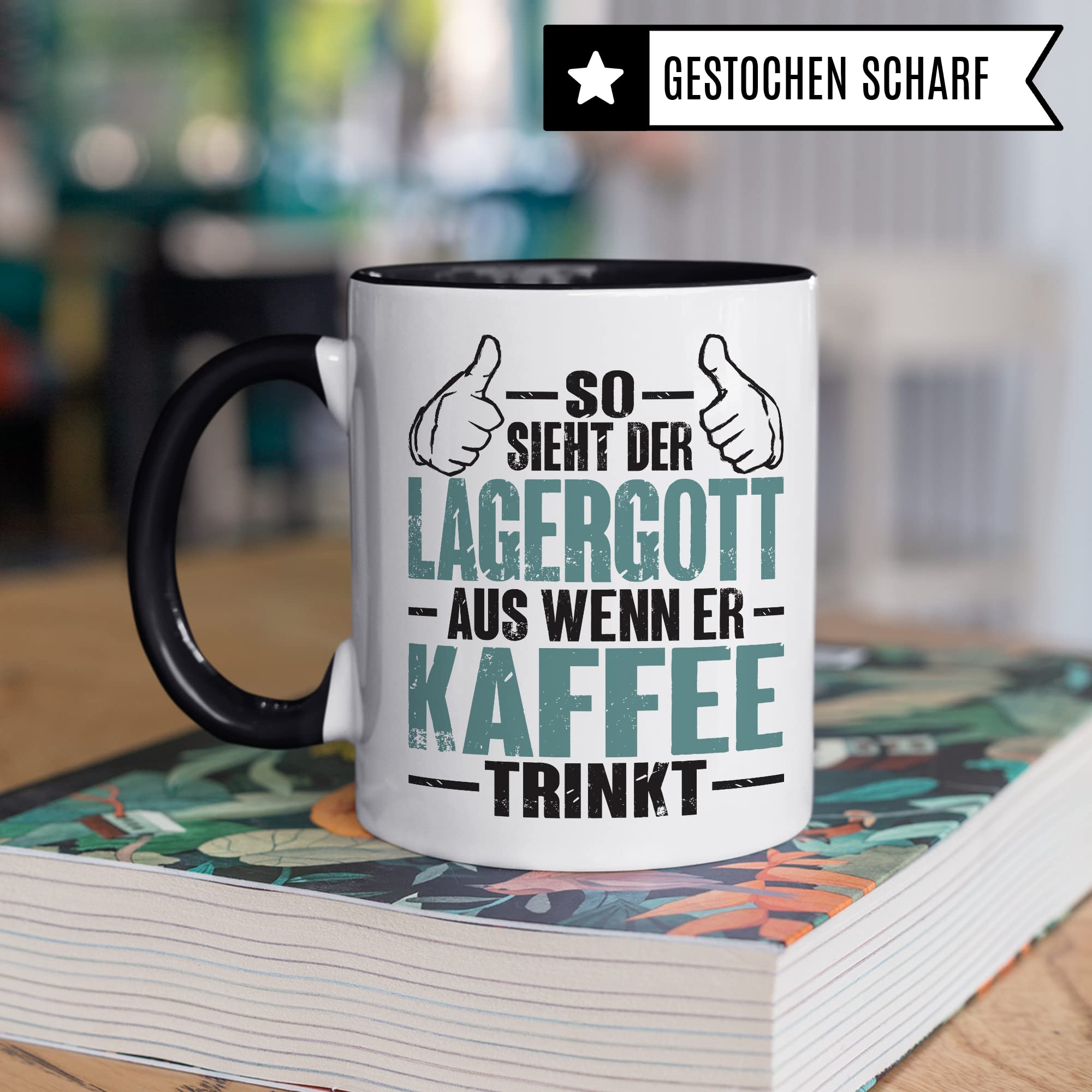 Tasse Lagerist Staplerfahrer Geschenk Gabelstaplerfahrer Kaffee-Tasse Humor Kaffeebecher Lagerarbeiter Geschenkidee Lagerlogistiker Kaffeetasse