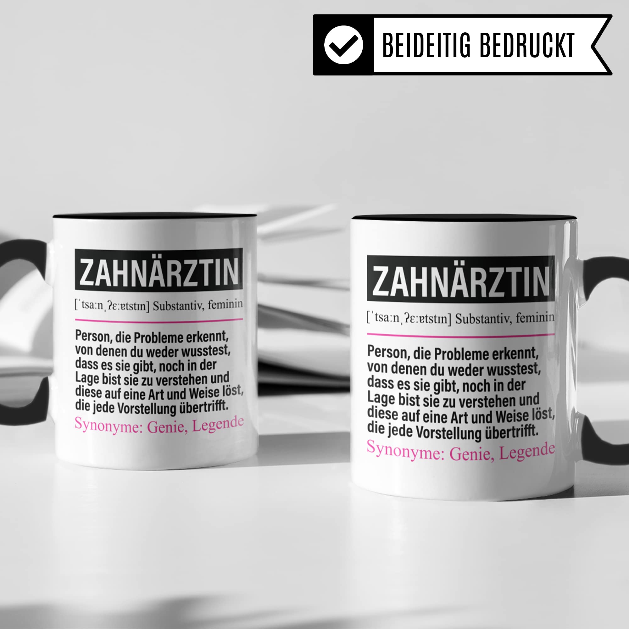 Tasse Zahnärztin lustig, Zahnärztin Geschenk Beruf, Spruch Kaffeebecher Zahnärztinnen Geschenkidee, Beruf Zahn Ärztin Praxis Kaffee-Tasse Teetasse Becher