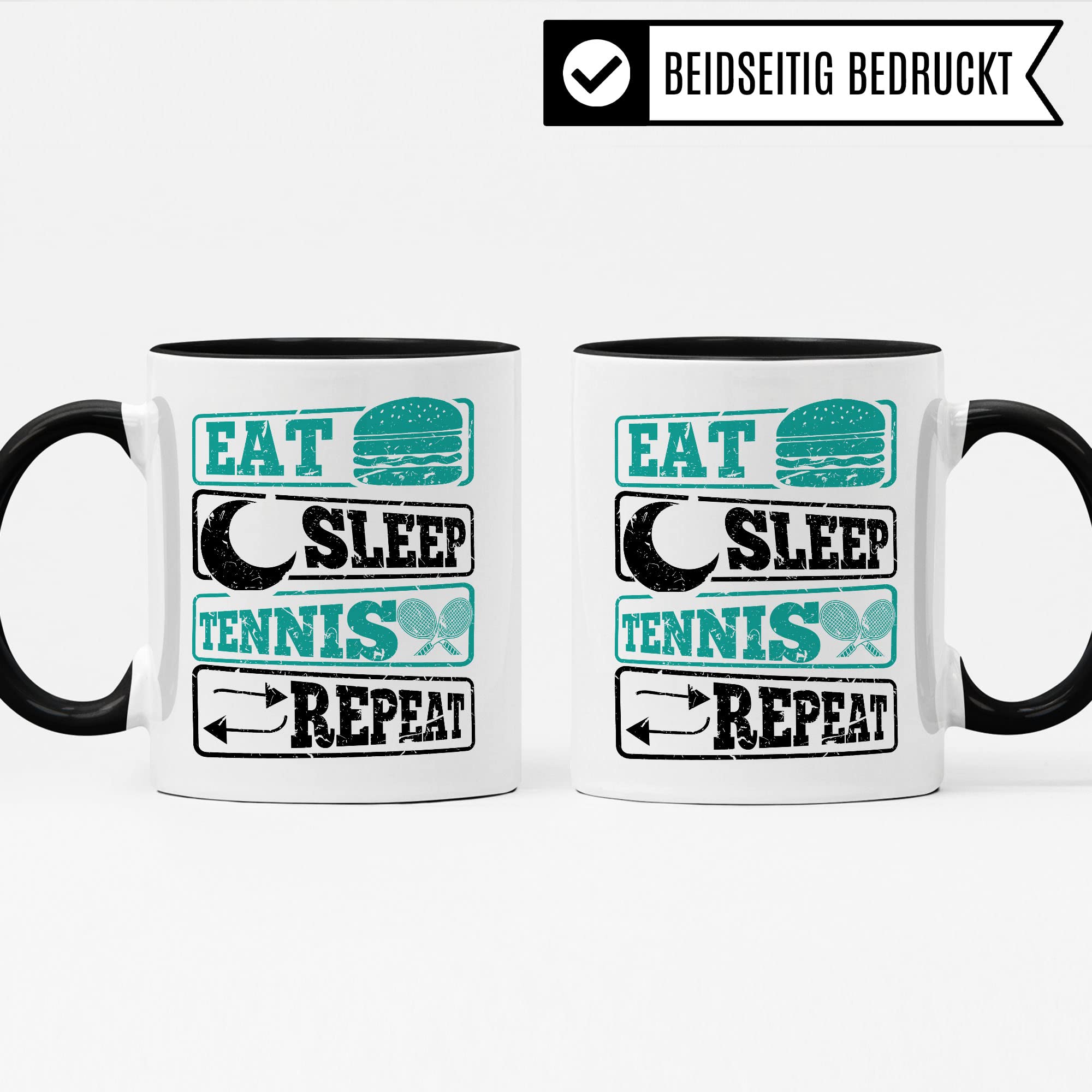 Tennisspieler Tasse Geschenkidee Tennis Kaffeetasse Humor Witz Geschenk für Tennisspielerin Kaffeebecher Tennisschläger Becher