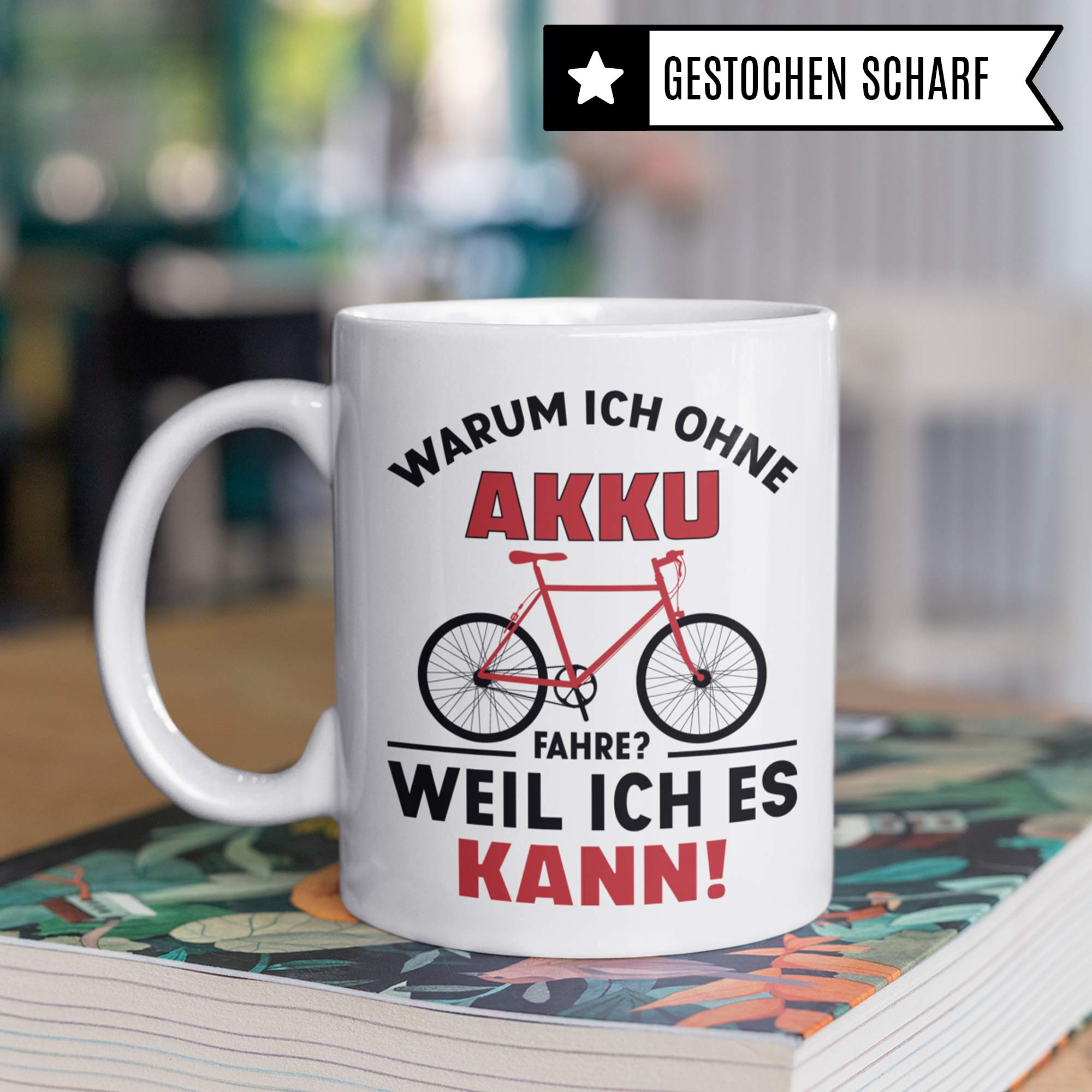 Pagma Druck Fahrrad Tasse lustig, Geschenk Fahrradfahrer Männer, Becher Fahrradmotiv Fahrräder, Rennrad Mountainbike Fahrrad Geschenkideen lustig Radsport Radfahren Radfahrer Kaffeetasse