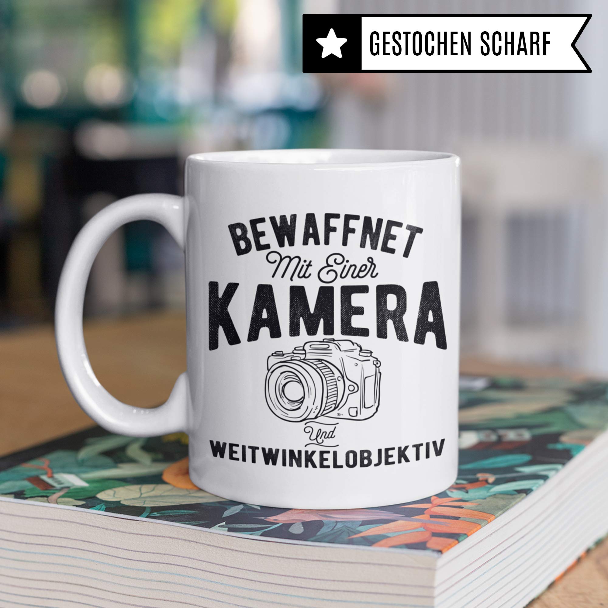 Pagma Druck Kamera Tasse, Geschenkideen für Fotografen Kaffeebecher, Fotografieren Fotografie Objektiv Fotograf Becher, Geschenke für Fotografen Kaffeetasse Kameramann