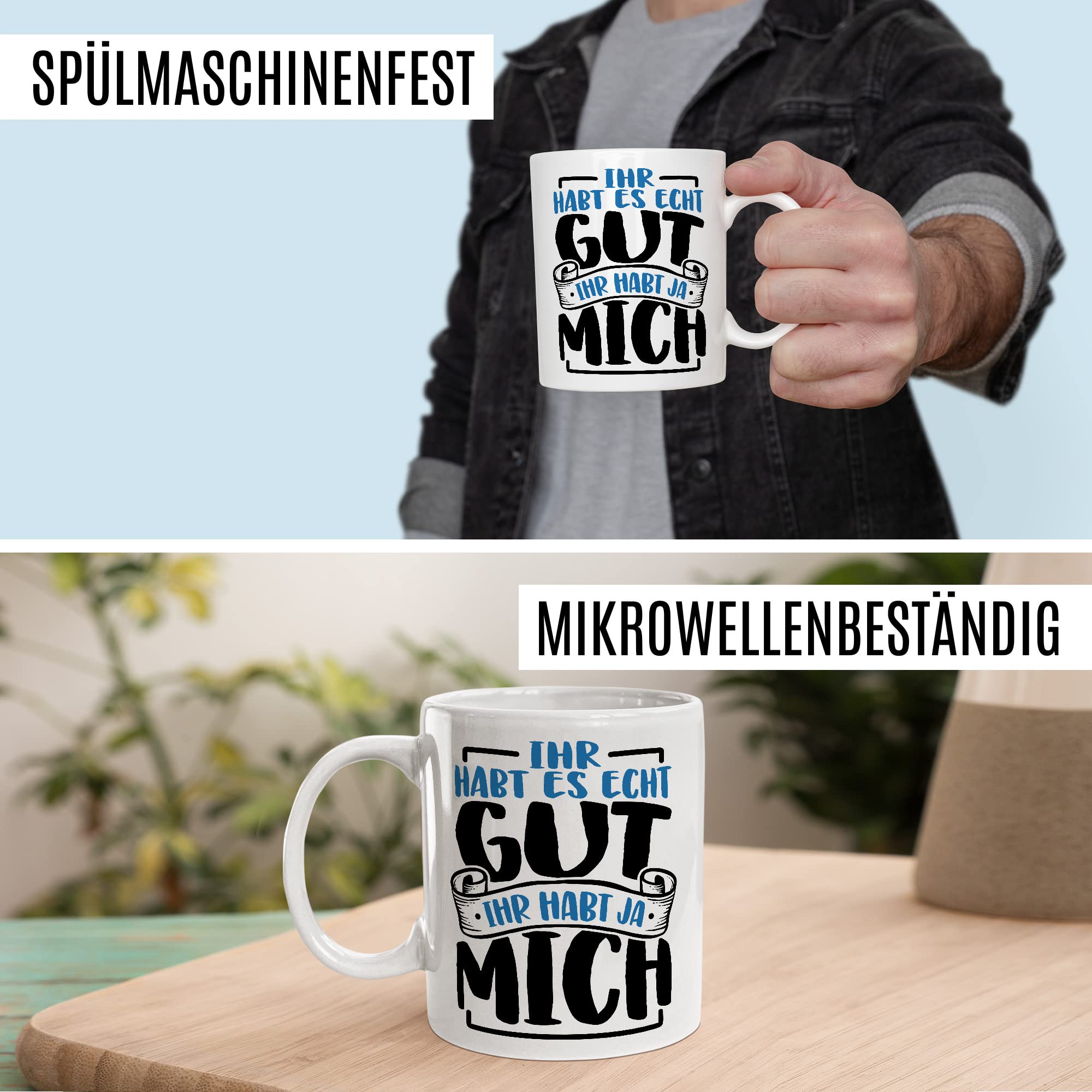 Humor Tasse Freunde Geschenkidee Kaffeetasse Ironie Geschenk für Kollegen Kaffeebecher Witz Becher