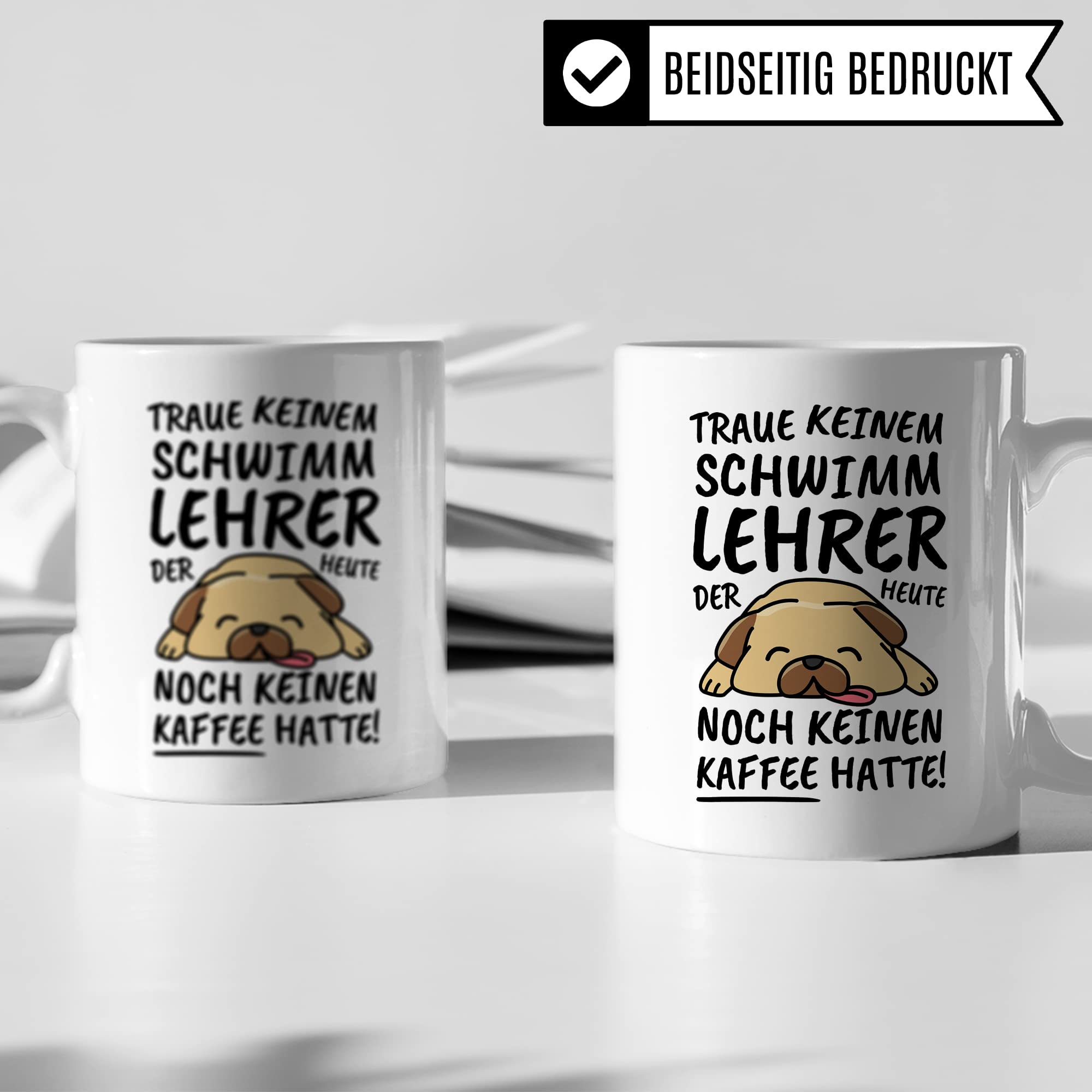 Tasse Schwimmlehrer lustig Schwimmlehrer Geschenk Beruf Spruch Kaffeebecher Schwimmlehrer Geschenkidee Schwimmen Lehrer Hallenbad Freibad Kinder Kaffee-Tasse Teetasse Becher