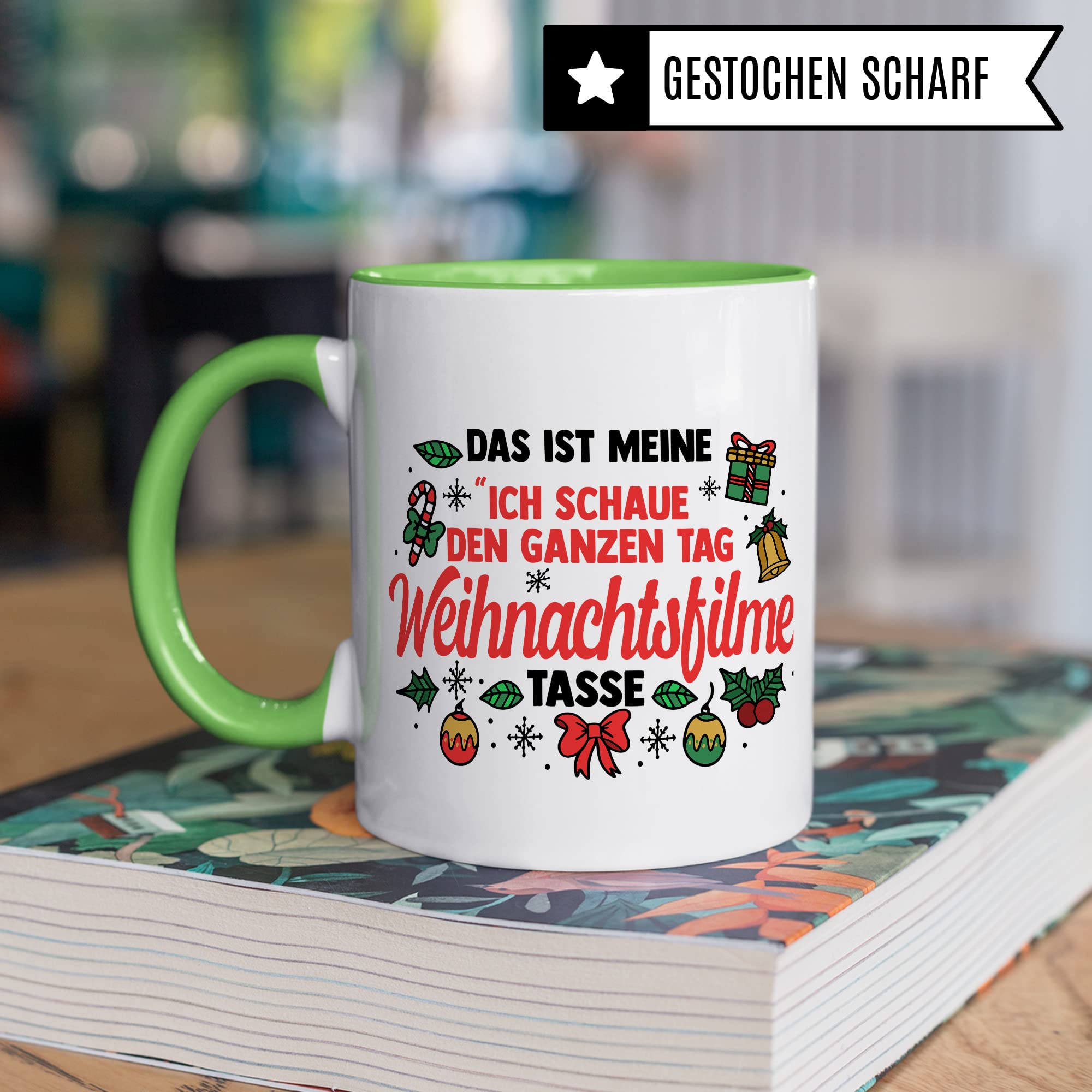 Weihnachten Tasse Weihnachts-Filme Kaffee-Becher Teetasse Christmas Glühweintasse Geschenk Geschenkidee Frohe Weihnachten Winter Kaffeetasse Fest Winter weihnachtlich X-Mas Advent Freundin Kollegin