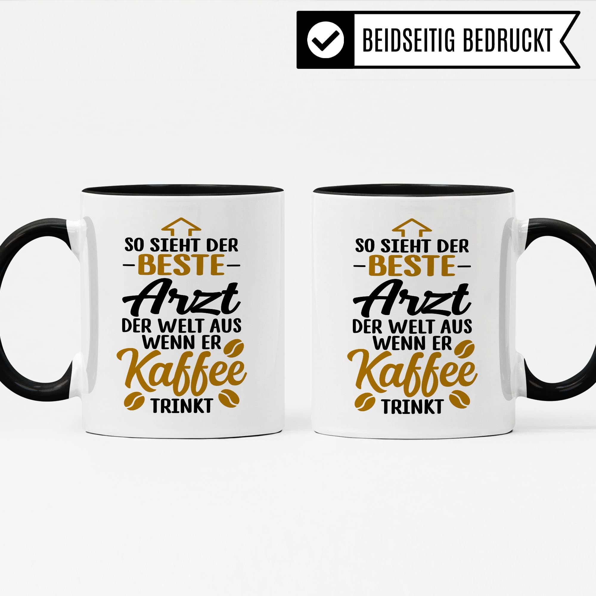 Arzt Tasse, So sieht der beste Arzt der Welt aus wenn er Kaffee trinkt, Arzt Danke Geschenk, Dankeschön Tasse schöner Spruch süßes Motiv Kaffeetasse Berufe Tasse