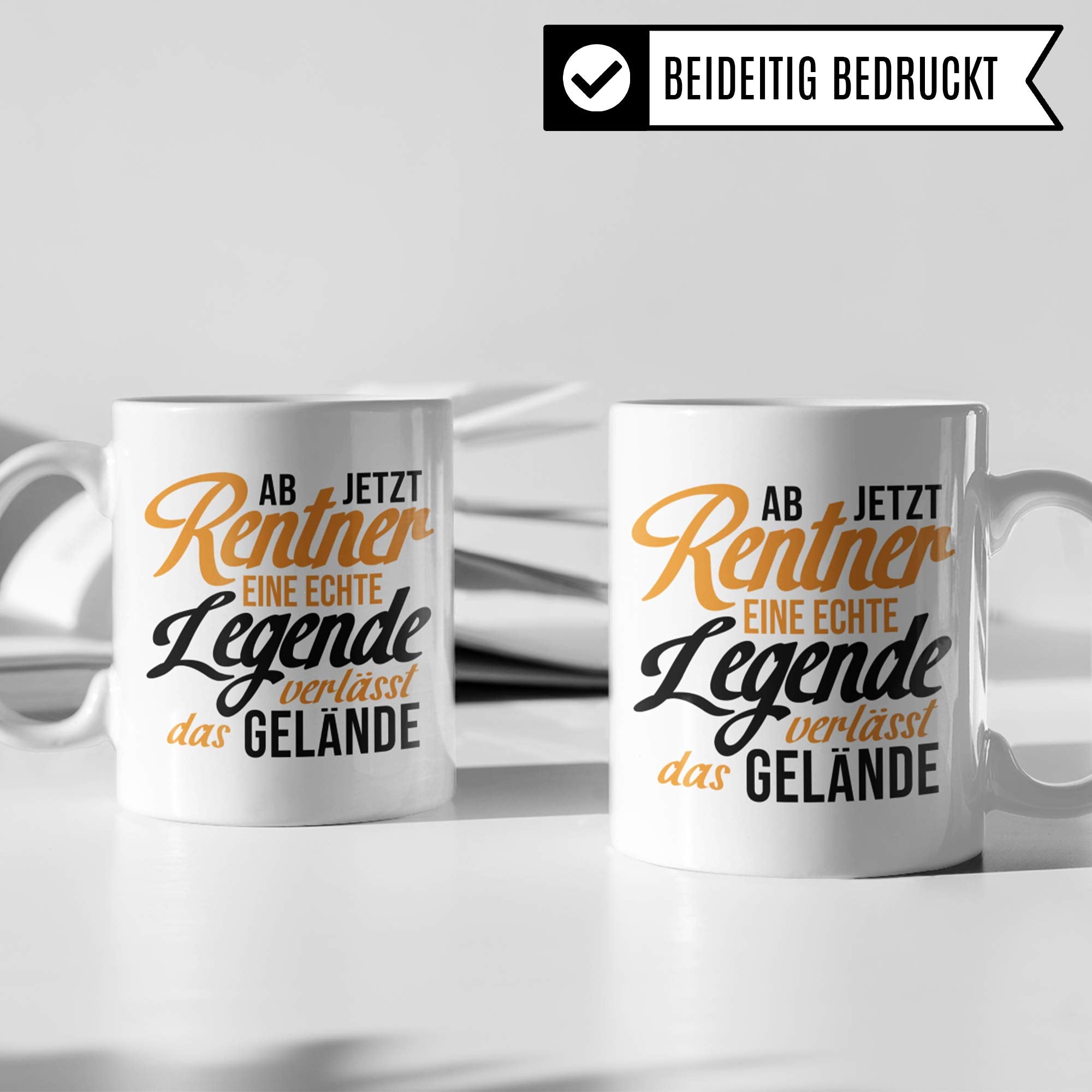 Pagma Druck Tasse Rentner, Witzige Geschenke zum Ruhestand, Rente Becher Pensionierung Geschenk Renteneintritt, Rentenbeginn Pension Kaffeetasse Abschiedsgeschenk Geschenkidee