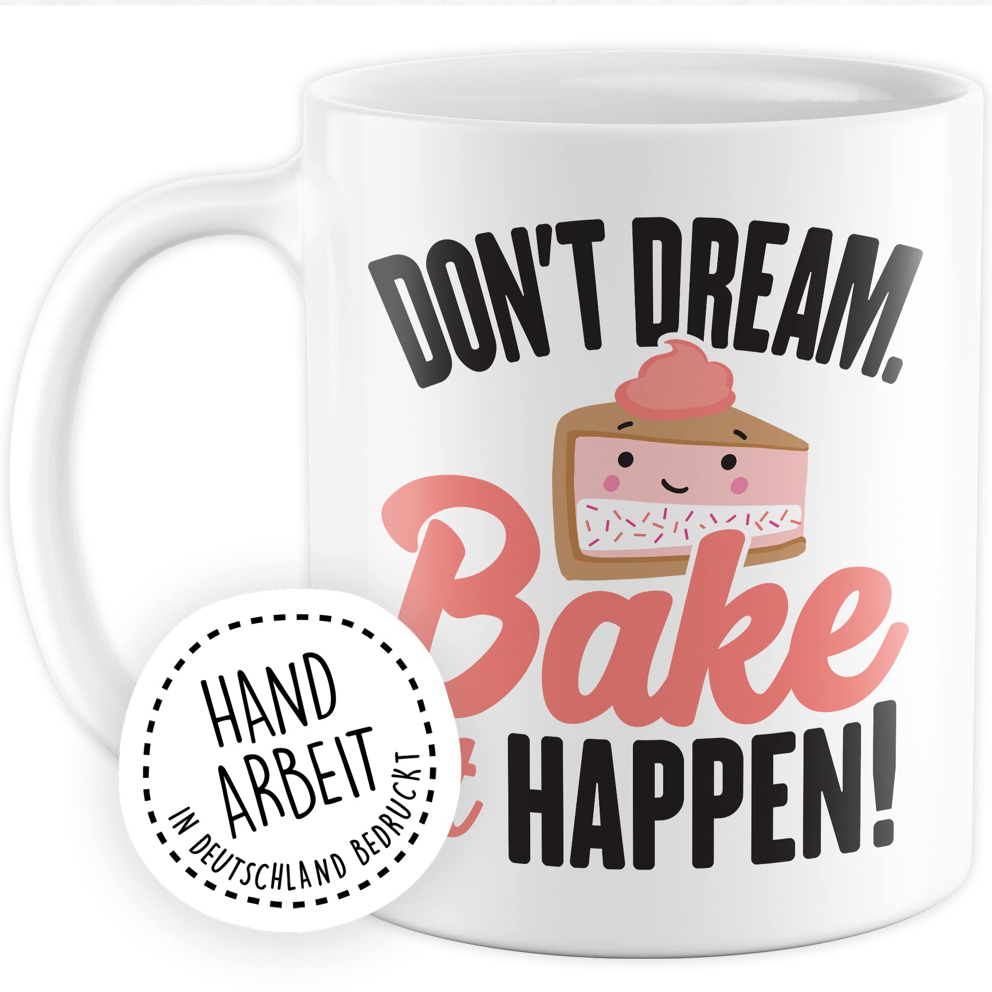 Kuchen Tasse Bäckerin Kaffeetasse Bäcker Kaffee-Becher Geschenk Hobbybäcker Geschenkidee Konditor Torte