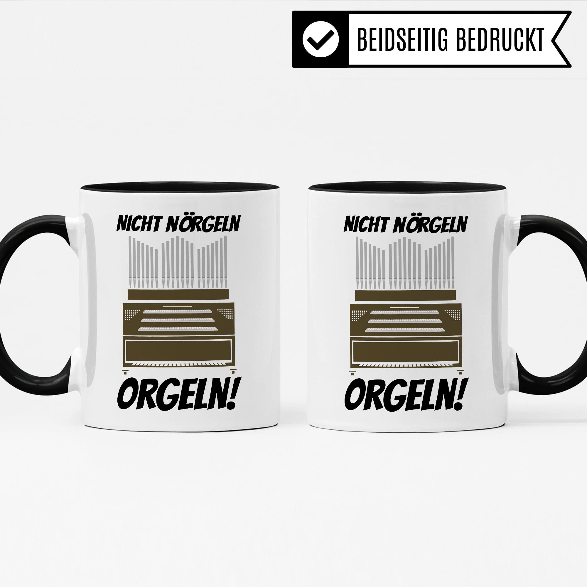 Orgel Tasse Geschenkidee Kaffeetasse Humor Witz Geschenk für Orgelspieler Kaffeebecher orgeln Becher