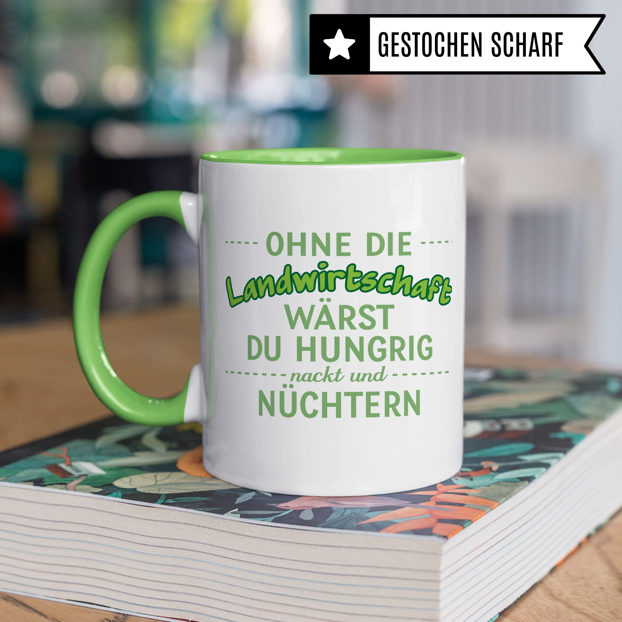 Landwirt Tasse Geschenk Landwirtschaft Kaffeetasse Witz Geschenkidee für Bauer Kaffeebecher Humor Becher