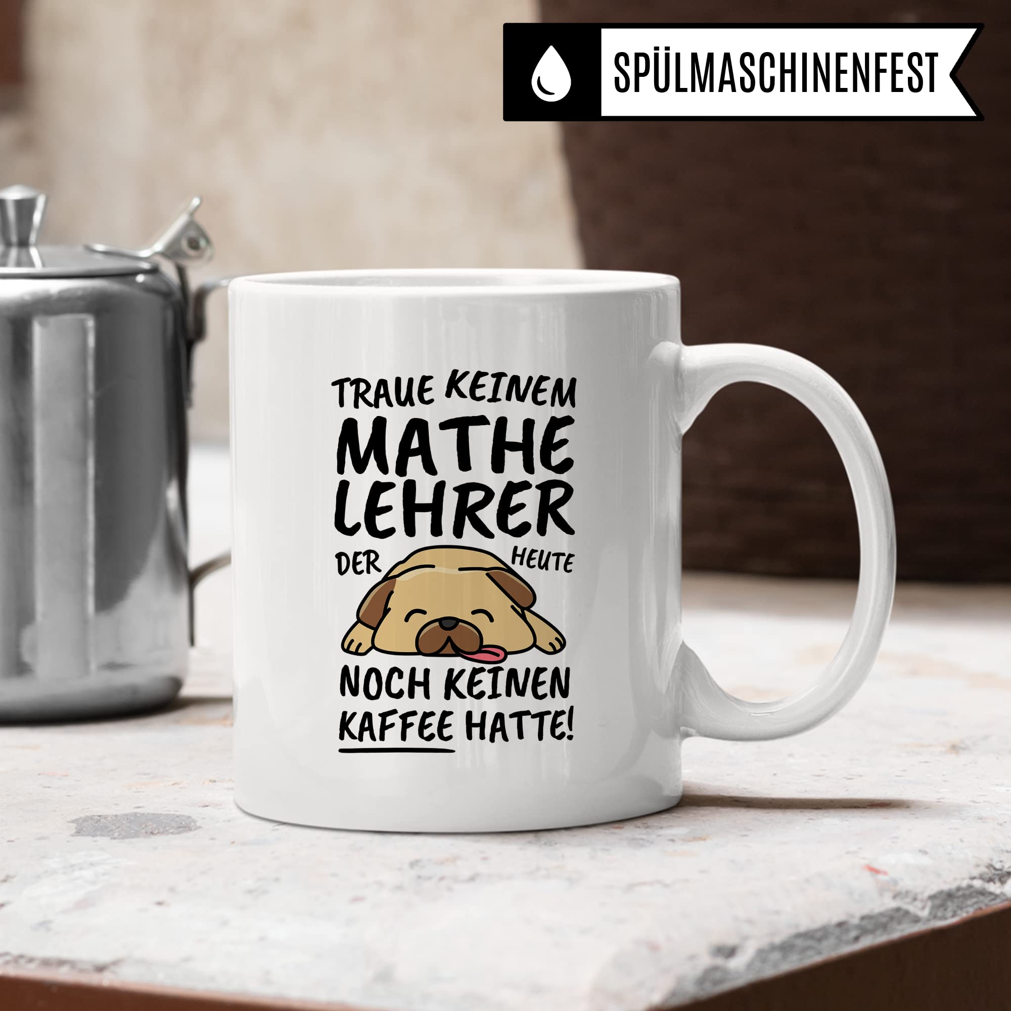 Tasse Mathelehrer lustig Mathelehrer Geschenk Beruf Spruch Kaffeebecher Mathelehrer Geschenkidee Schule Unterricht Lehrender Lehrer Mathematik Mathe Kaffee-Tasse Teetasse Becher