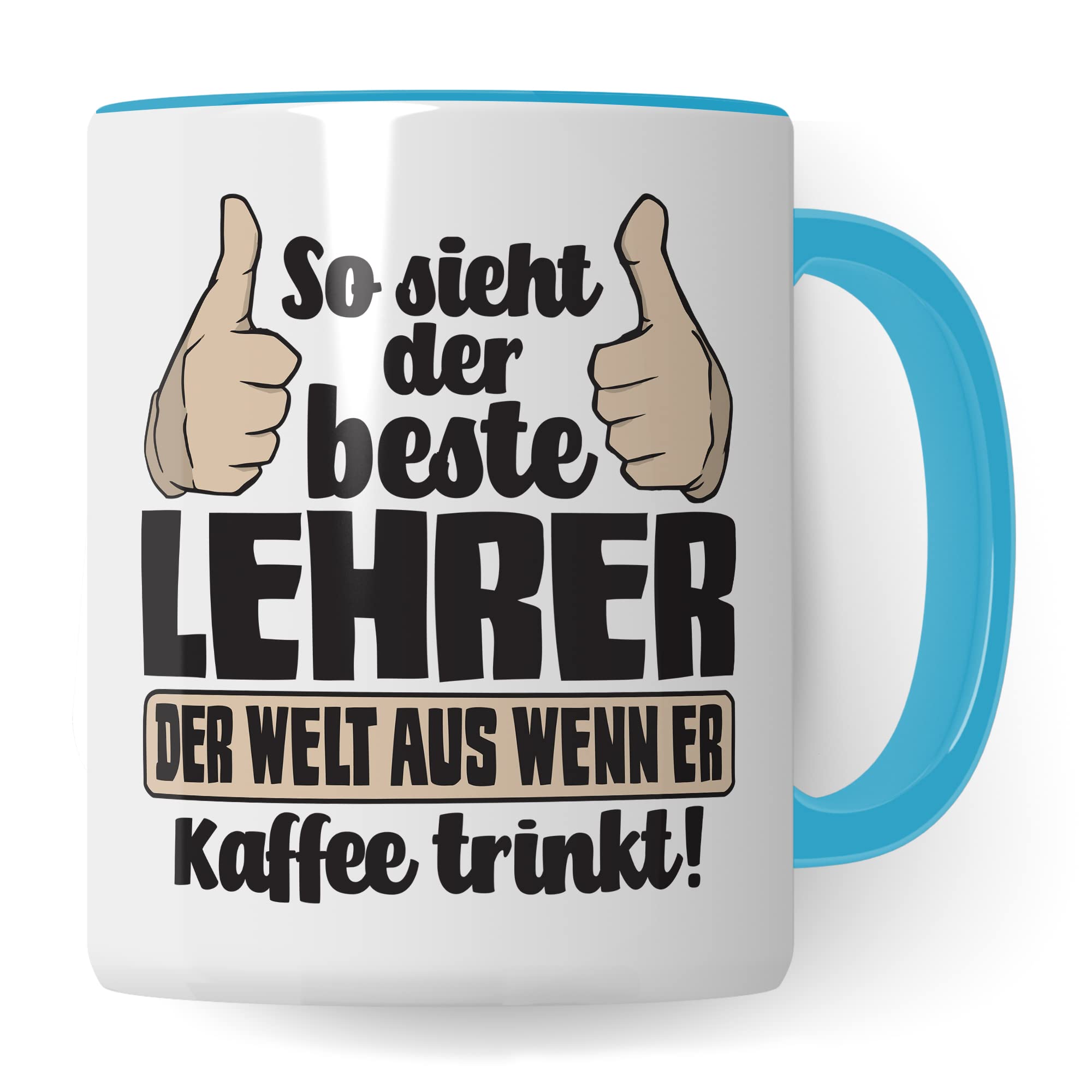 Lehrer Tasse mit Spruch lustig Kaffee-Tasse Lehrer Geschenkidee Lehrer Geschenk Grundschule Tasse Abschied Lehrer Abschiedsgeschenk Gymnasium Kaffee-Becher